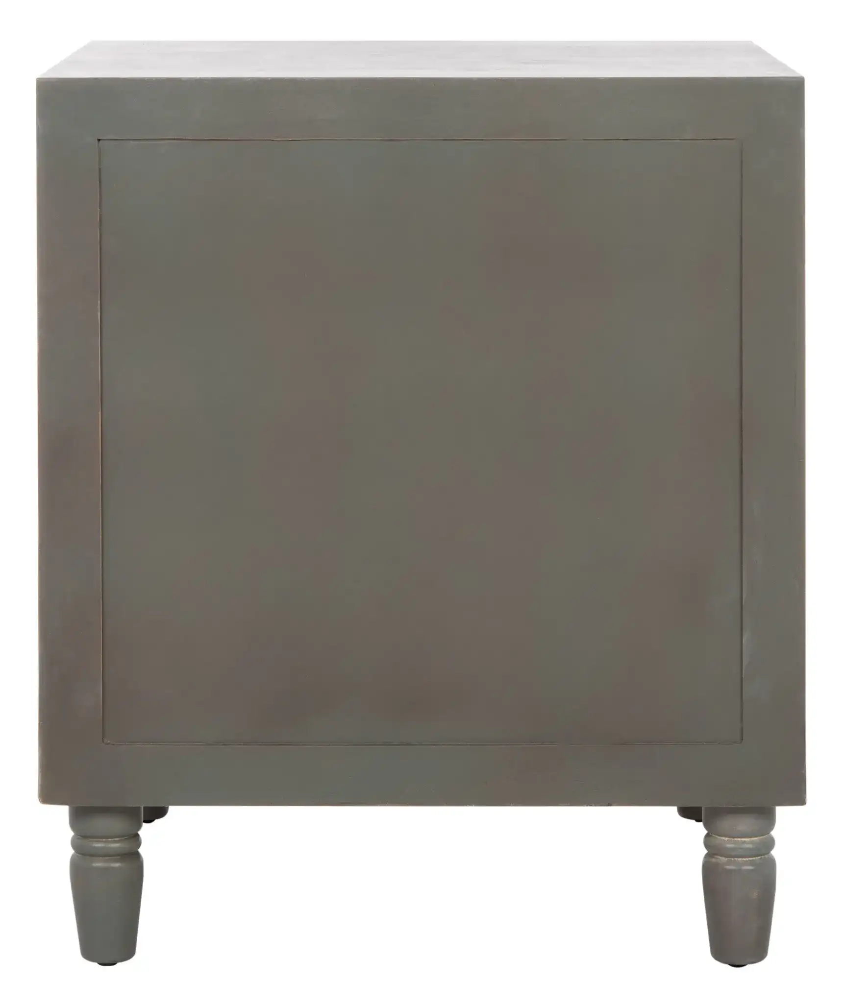 Blaise Night Stand With Storage in Ash Gray, detail view