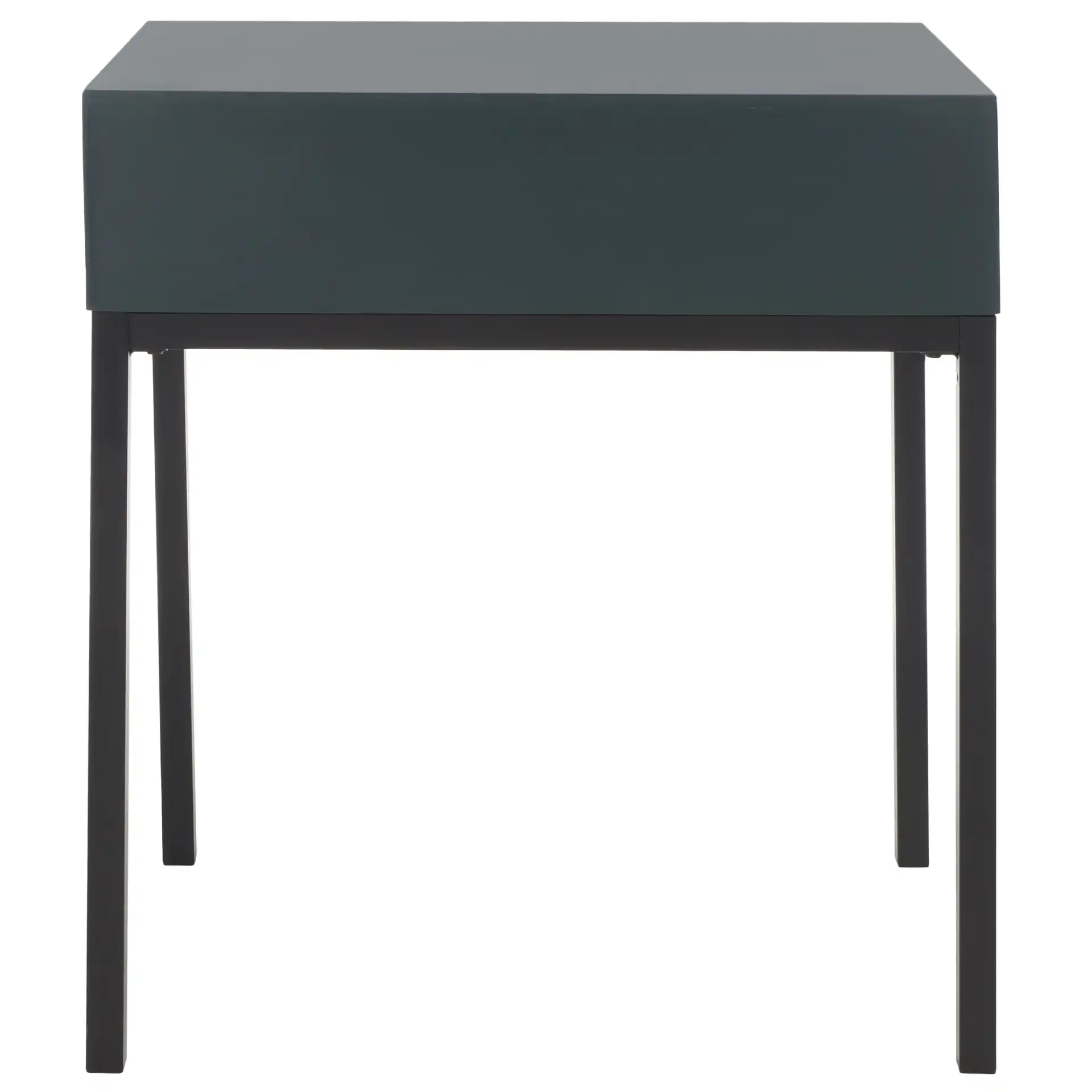 Adena Accent Table in White, detail view