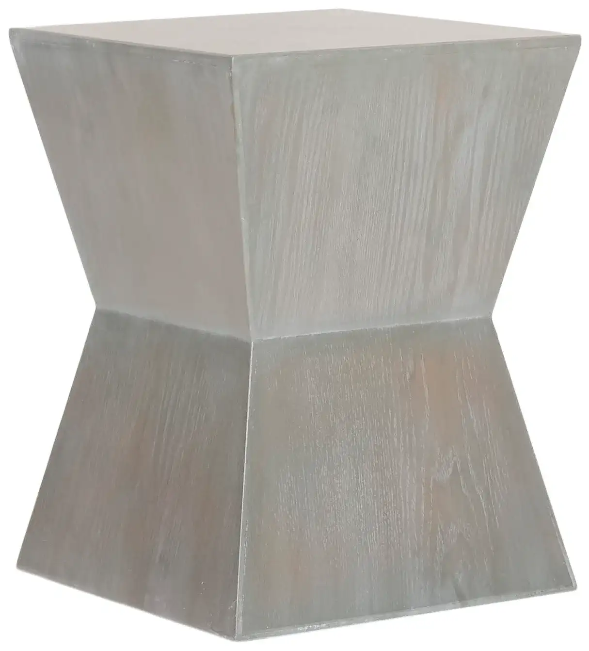 Lotem Accent Table in White Birch, detail view