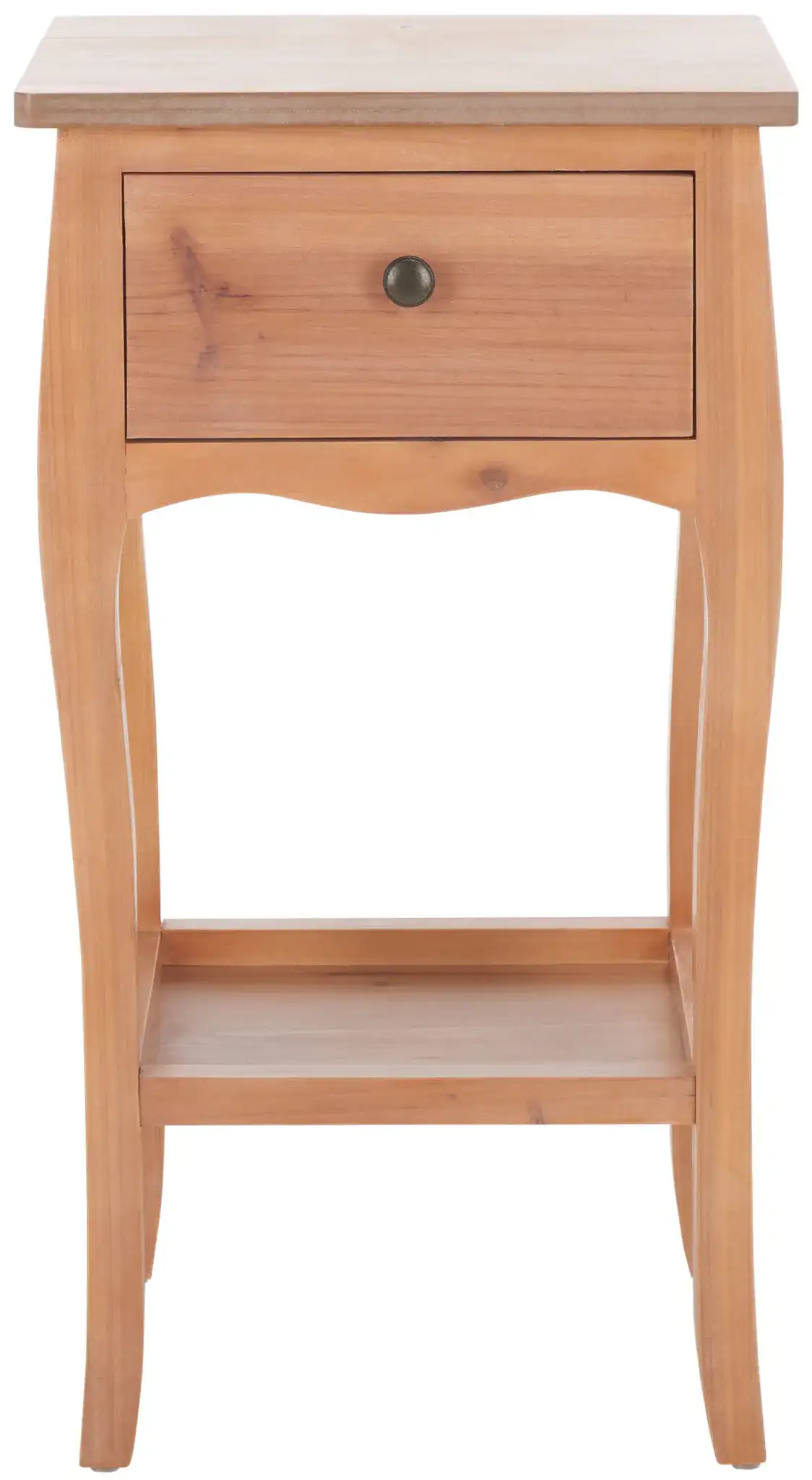 Thelma End Table in Honey Natural