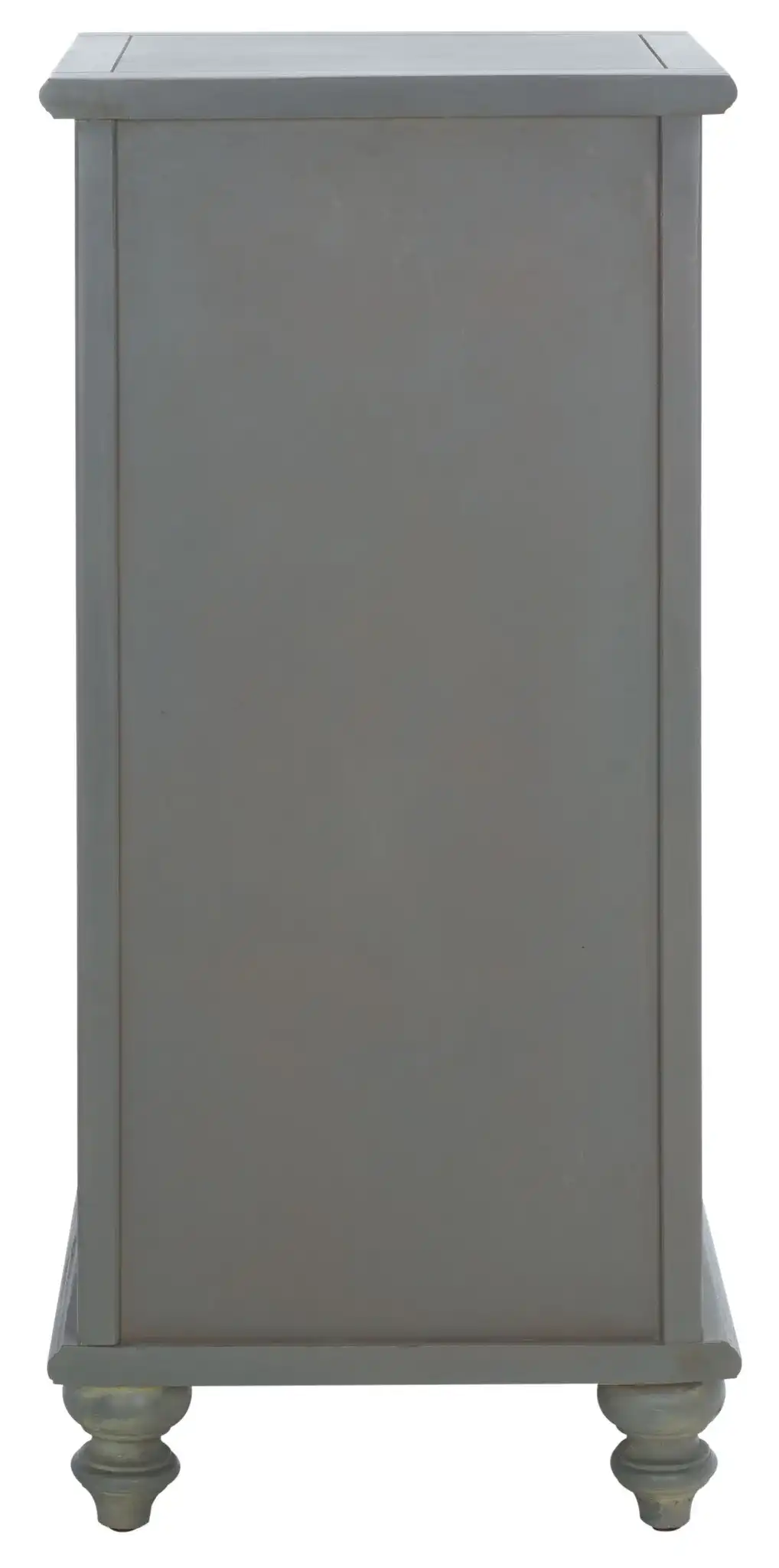 Jezabel End Table in White, detail view