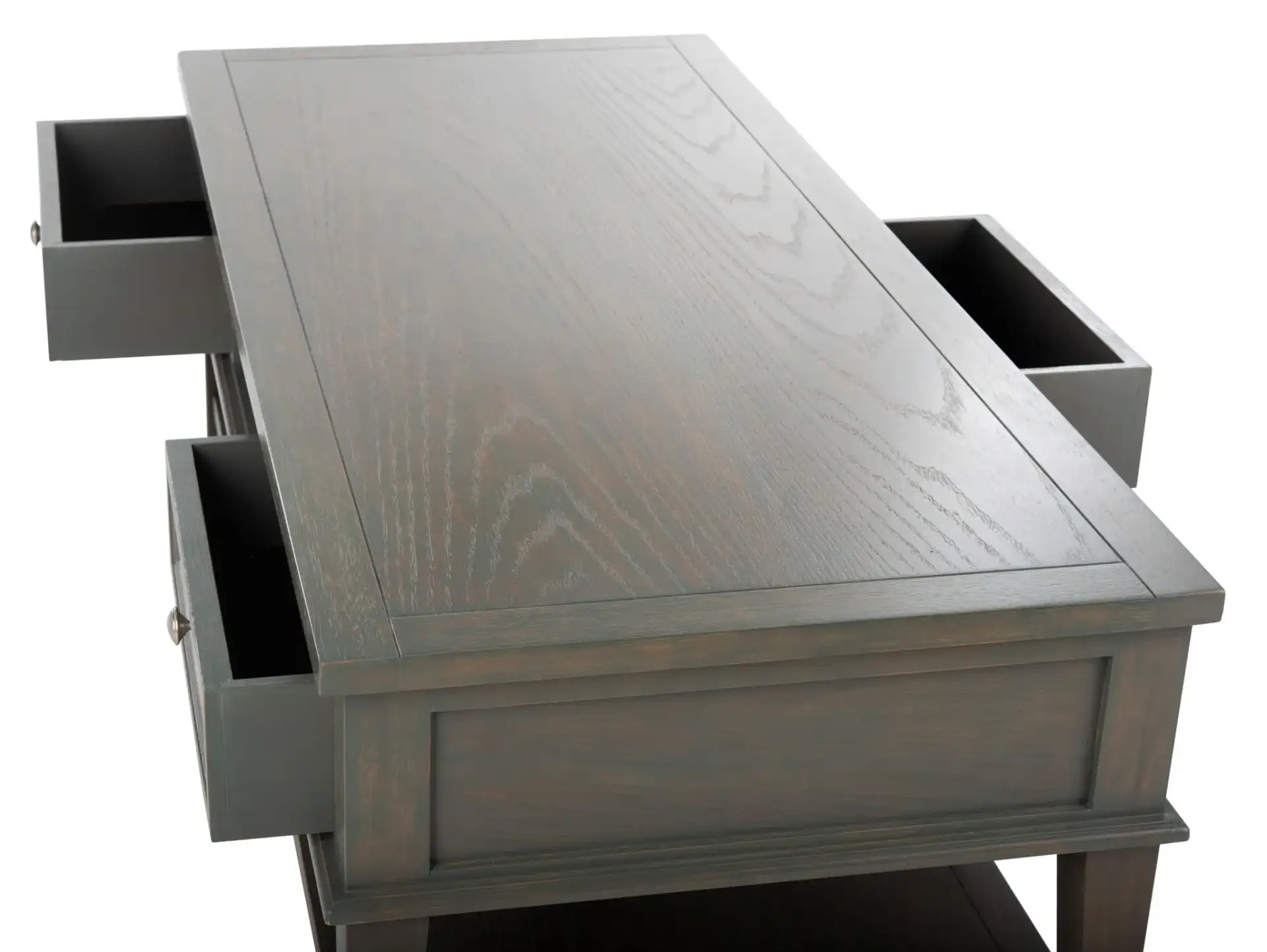 Manelin Coffee Table in Ash Gray, detail view