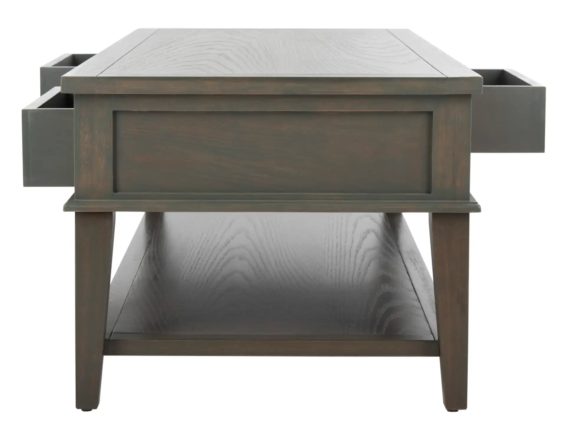 Manelin Coffee Table in Ash Gray, detail view