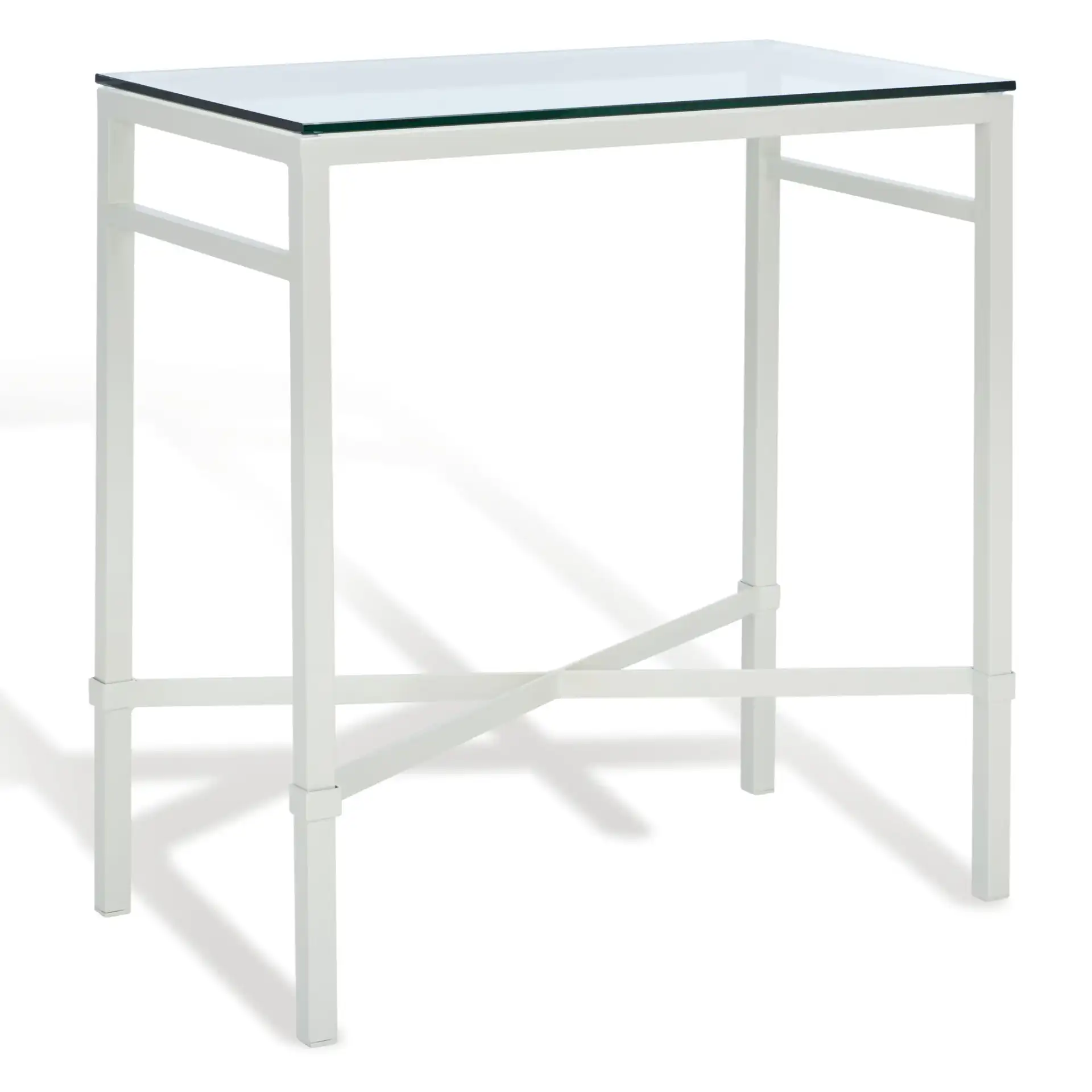 Viggo Chairside Table in Black, detail view