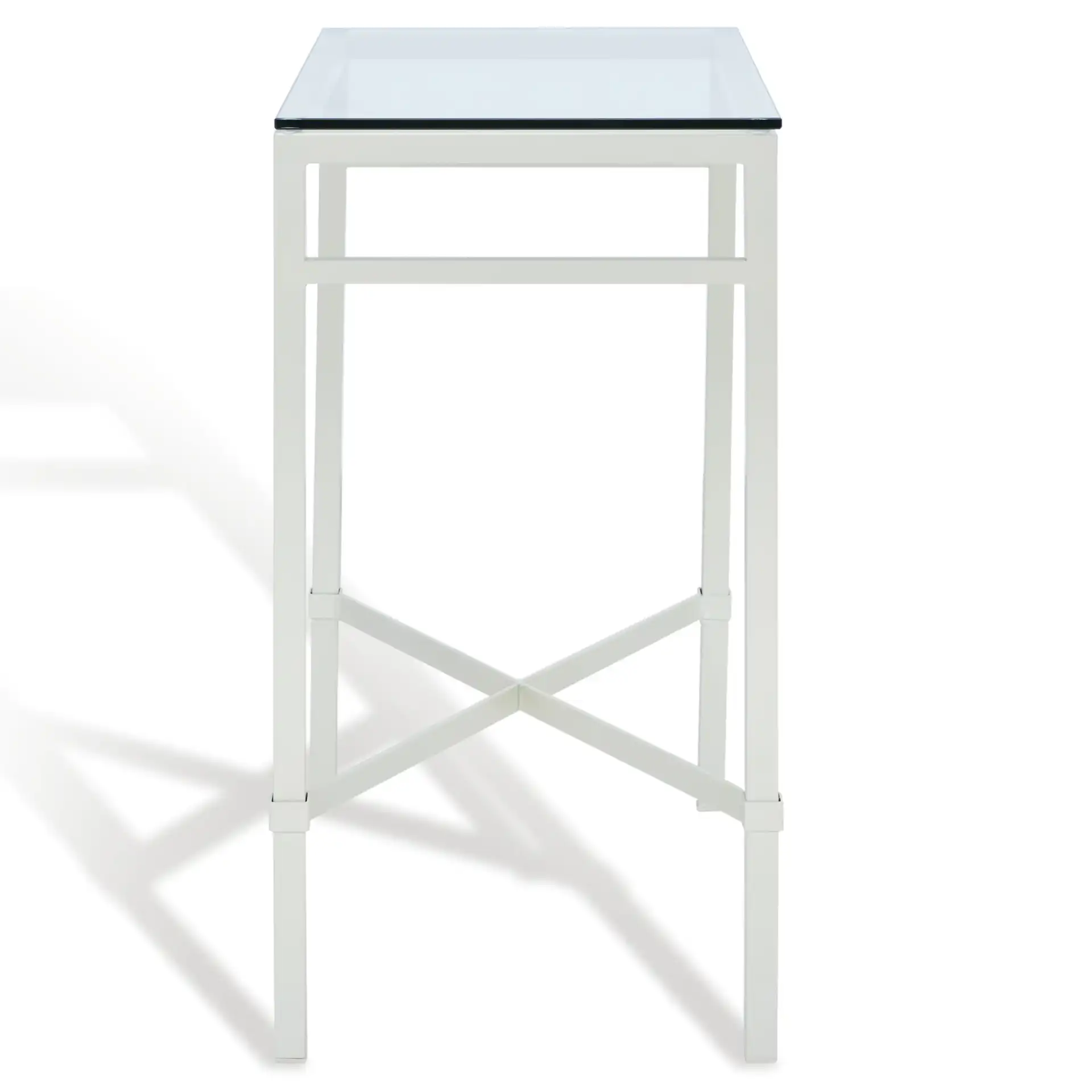 Viggo Chairside Table in Black, detail view