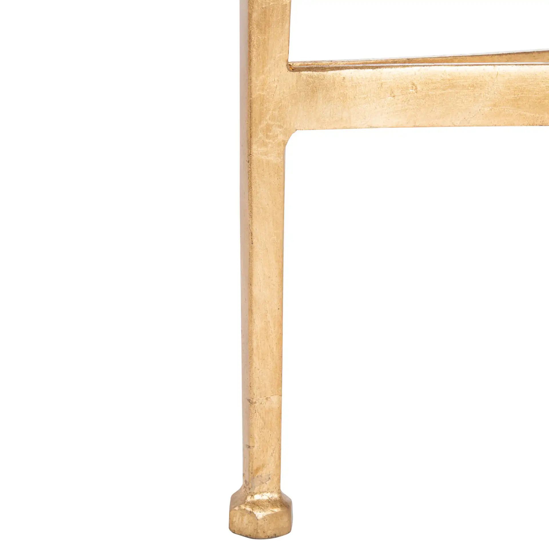 Ingmar Round Side Table in Gold, detail view
