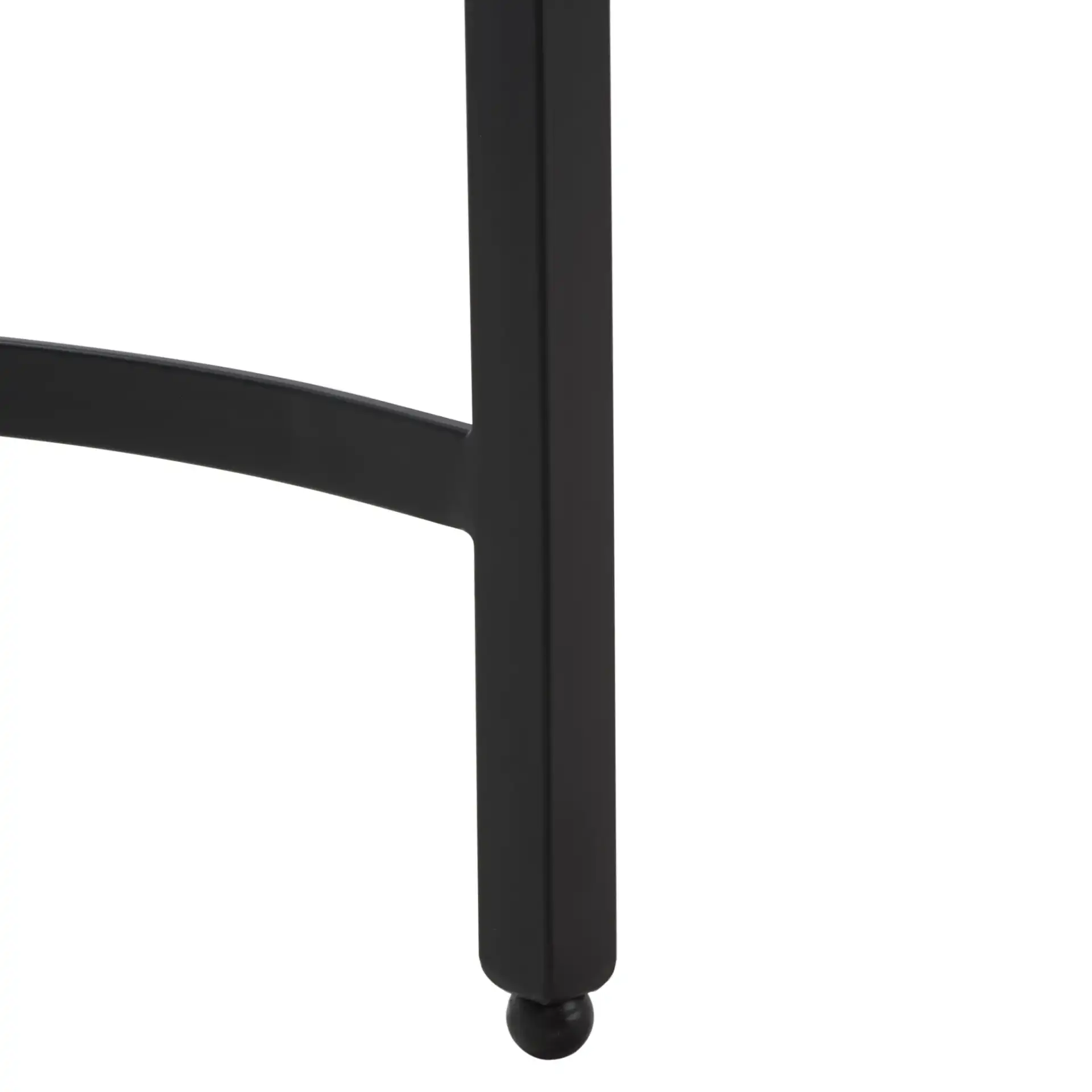 Abelard Cocktail Table in Black, detail view