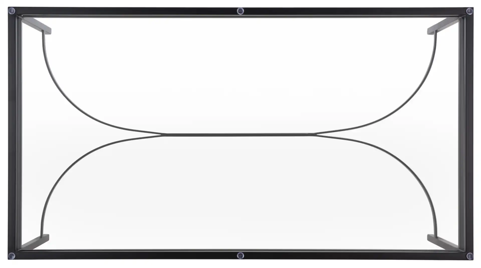 Abelard Cocktail Table in Black, detail view