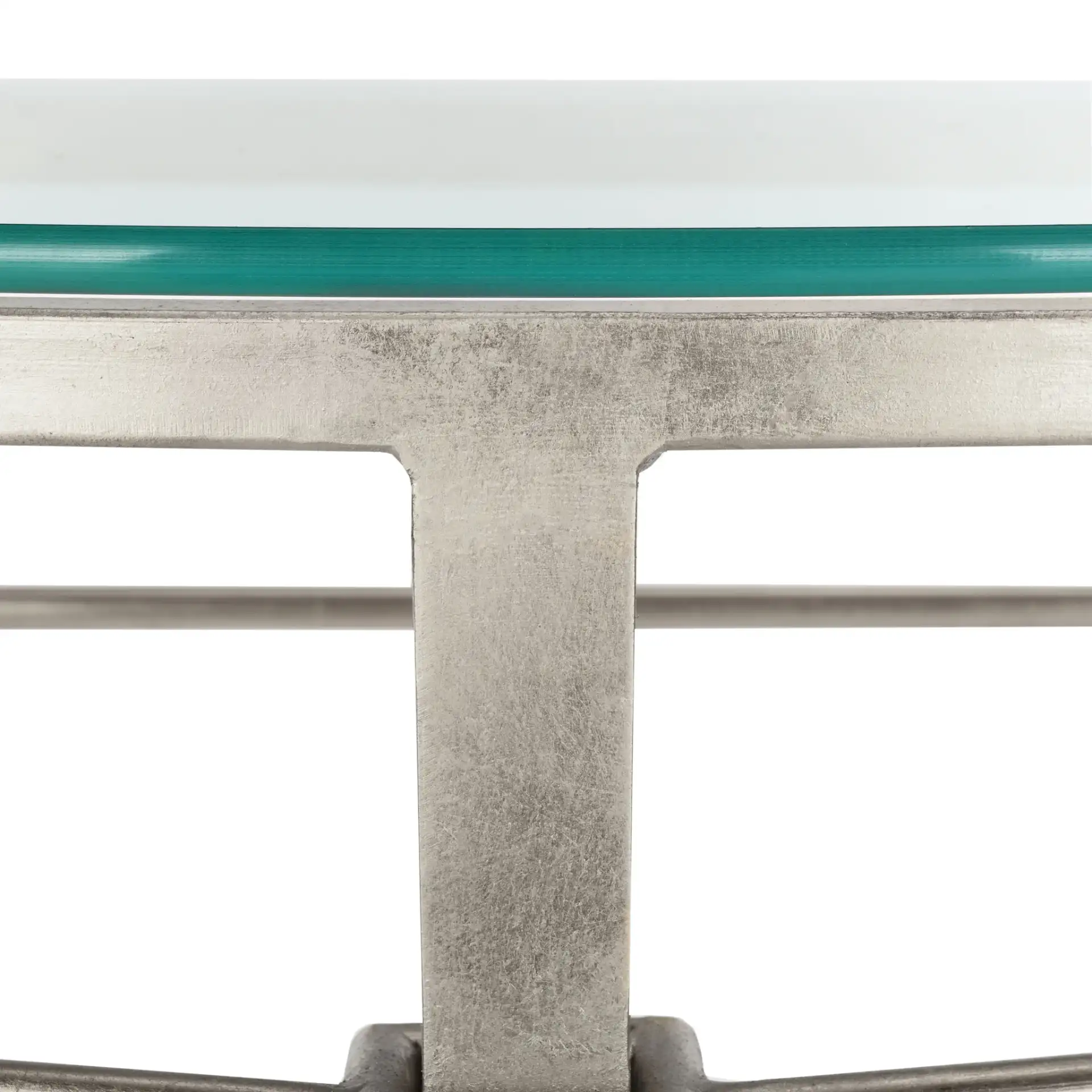 Baur Console Table in Gold in a styled room