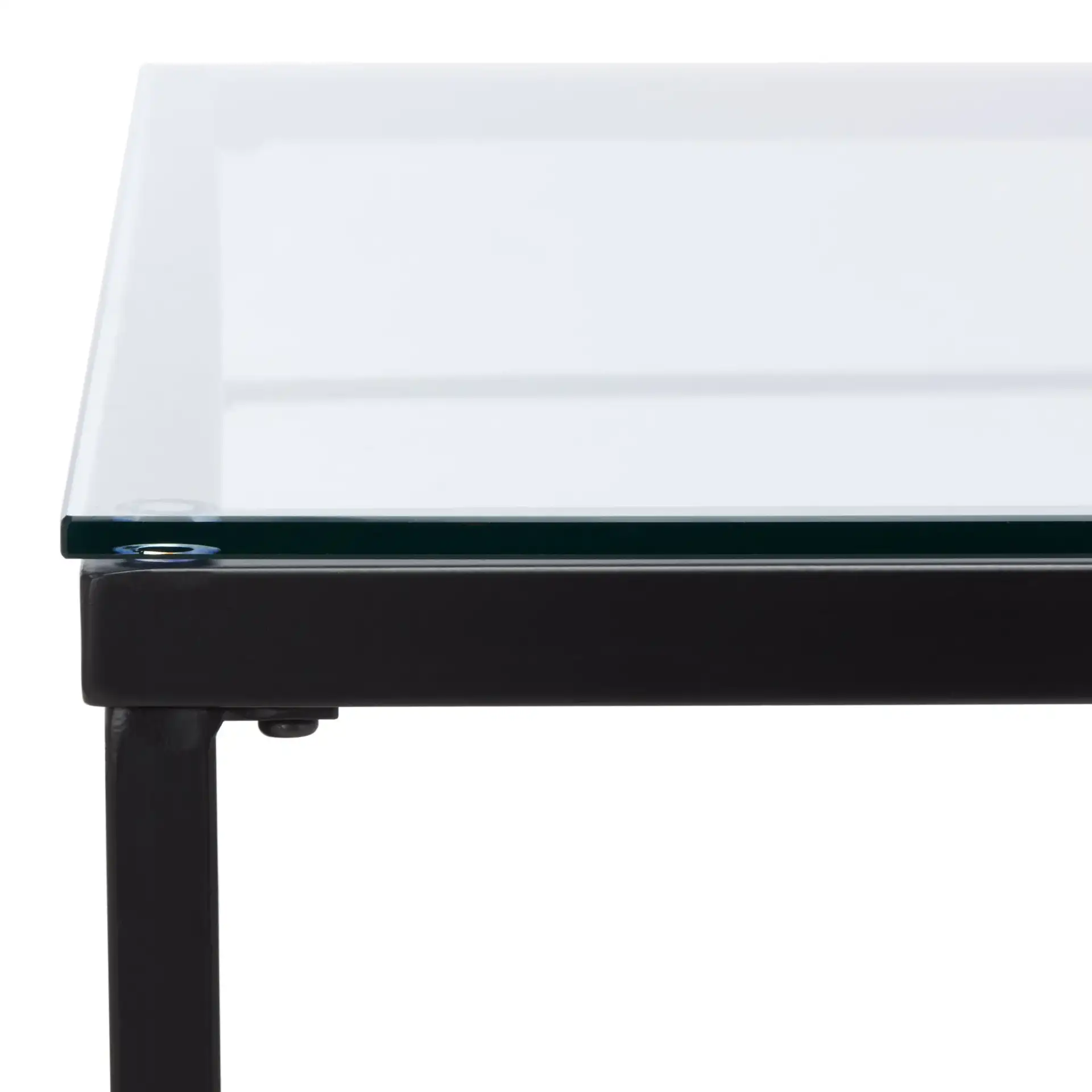 Mieka Cocktail Table in Black in a styled room