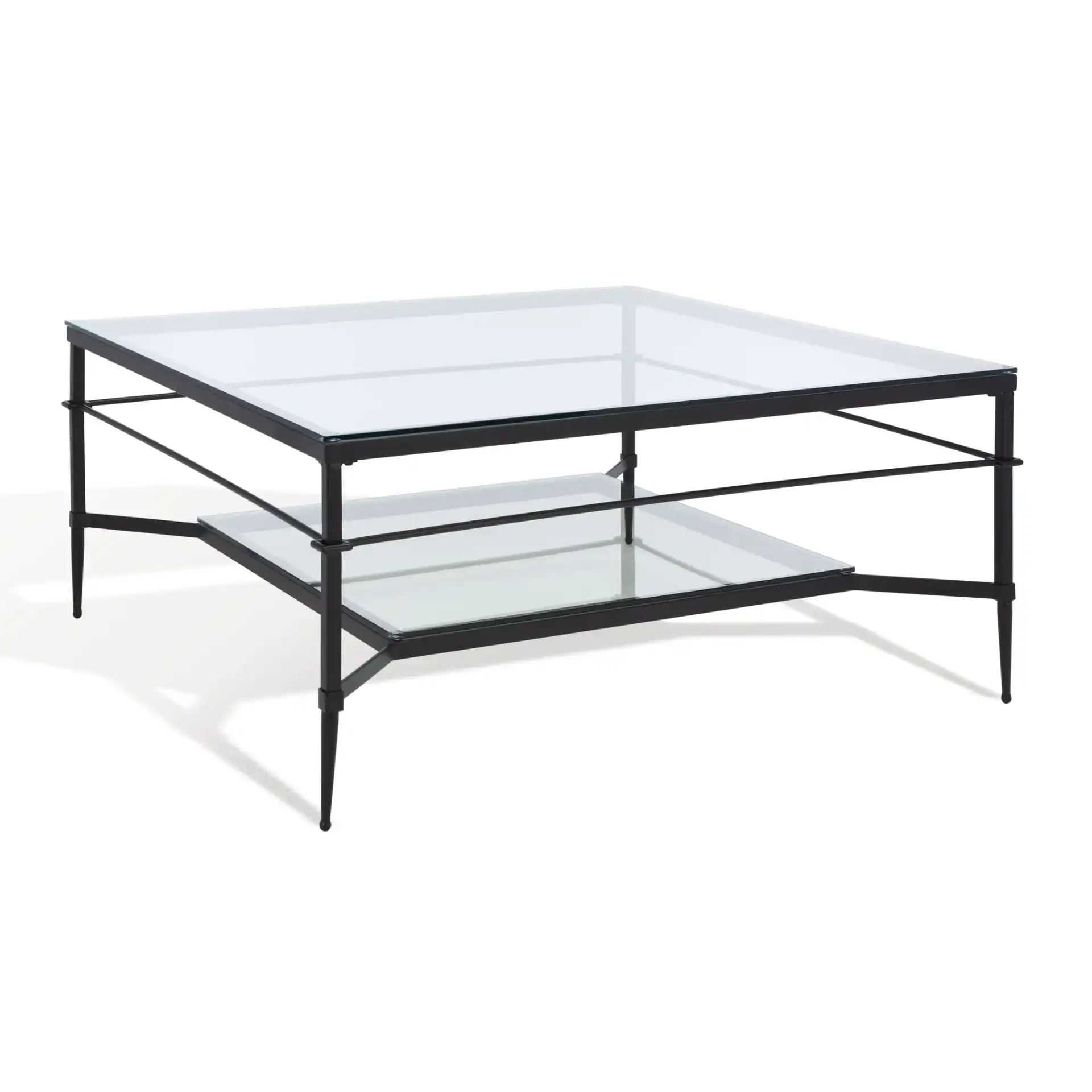 Mieka Cocktail Table in Black, detail view