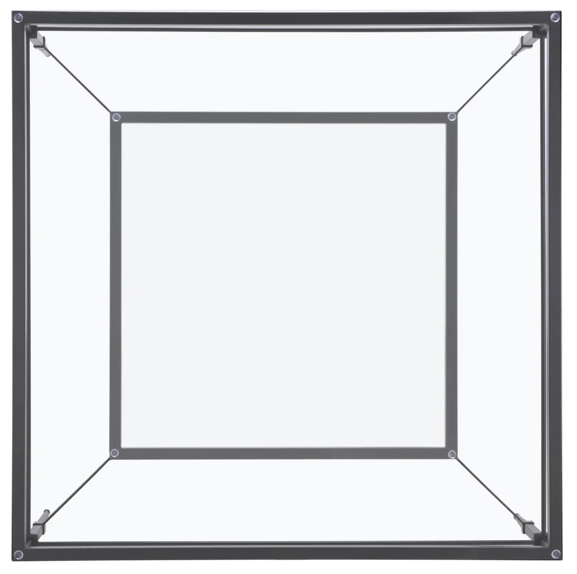 Mieka Cocktail Table in Black, detail view