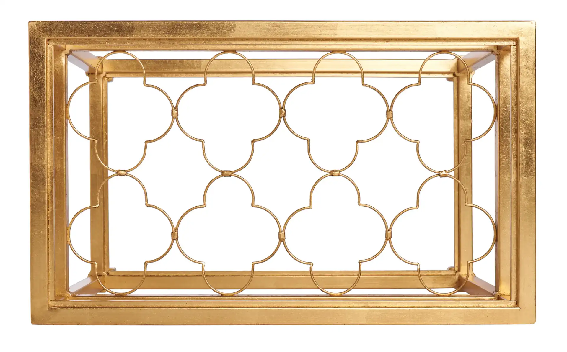 Hanzel Side Table in Gold, detail view