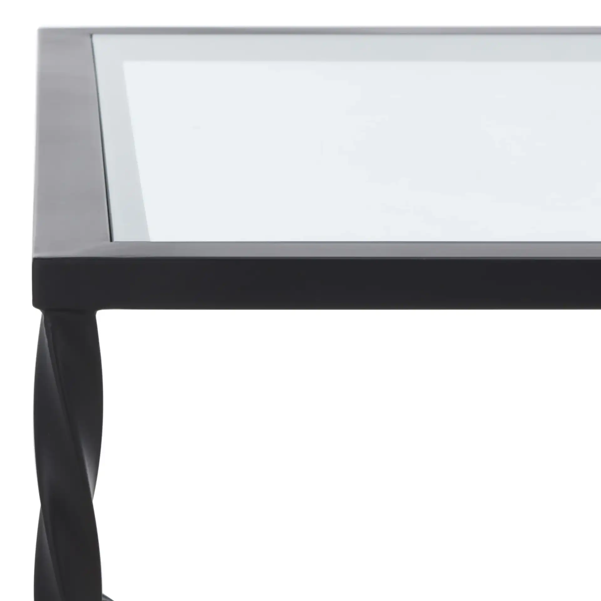 Matilda Coffee Table in Black in a styled room