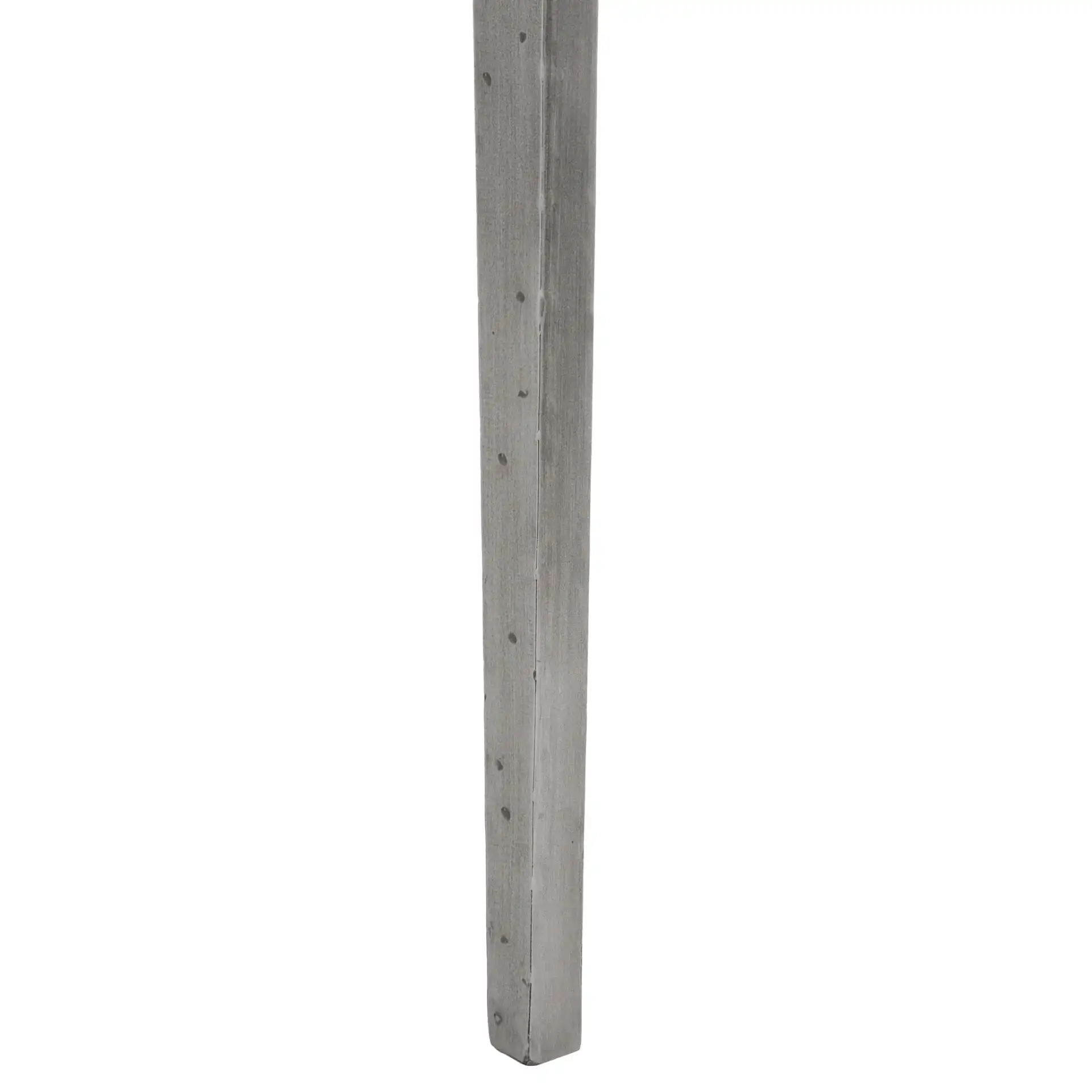 Tawny Square Bubble Glass Accent Table in Silver / Clear, detail view