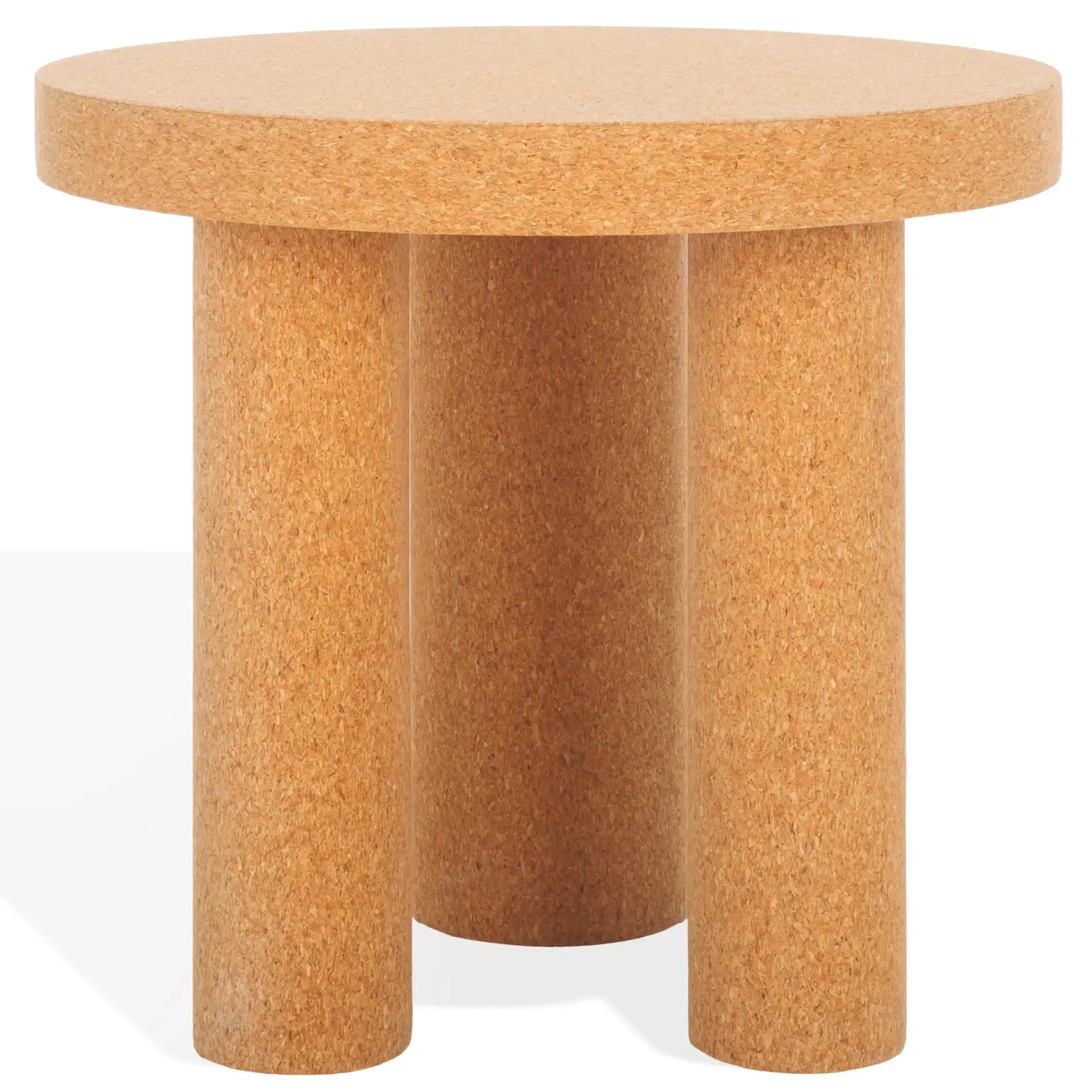 Gilligan Cork Three-Leg Accent Table in Cork, detail view