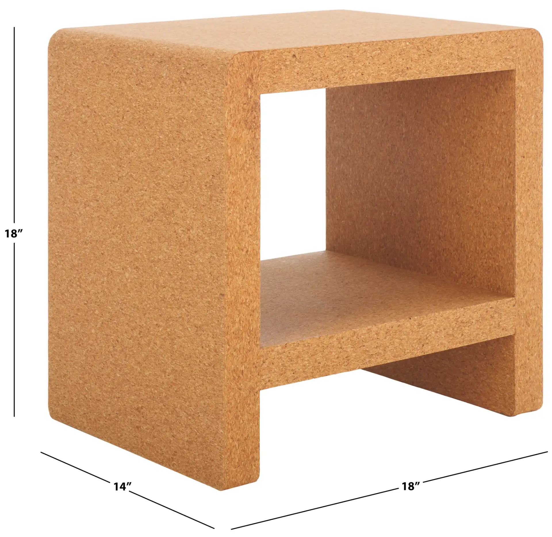 Daysie Cork Accent Table in Cork, detail view