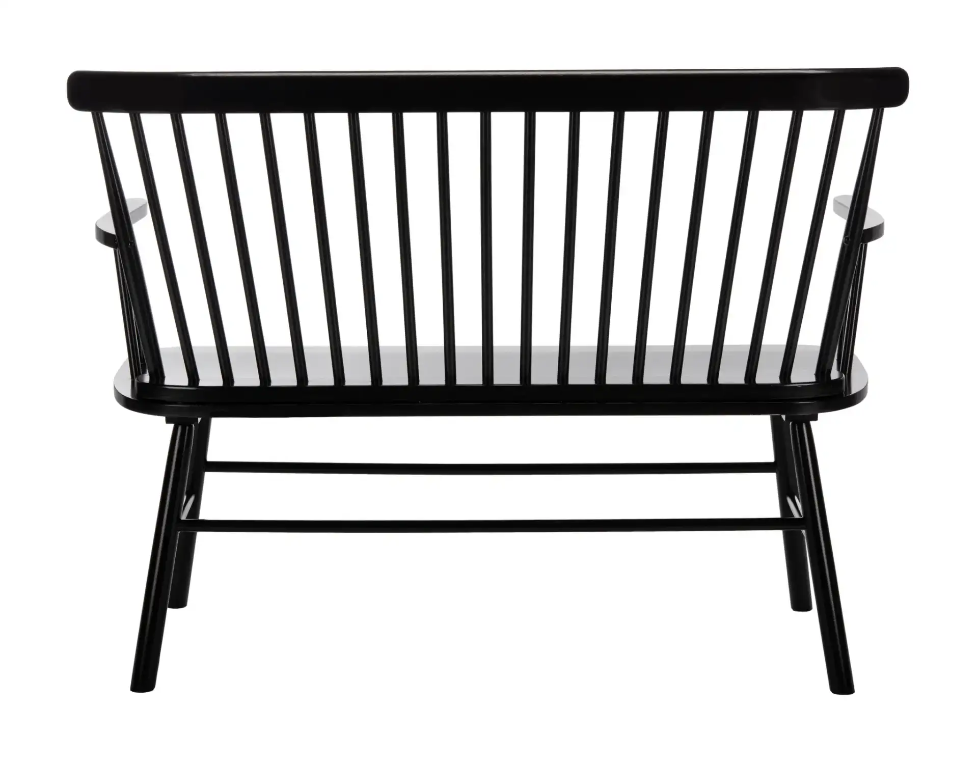 Addison Loveseat in Black, detail view