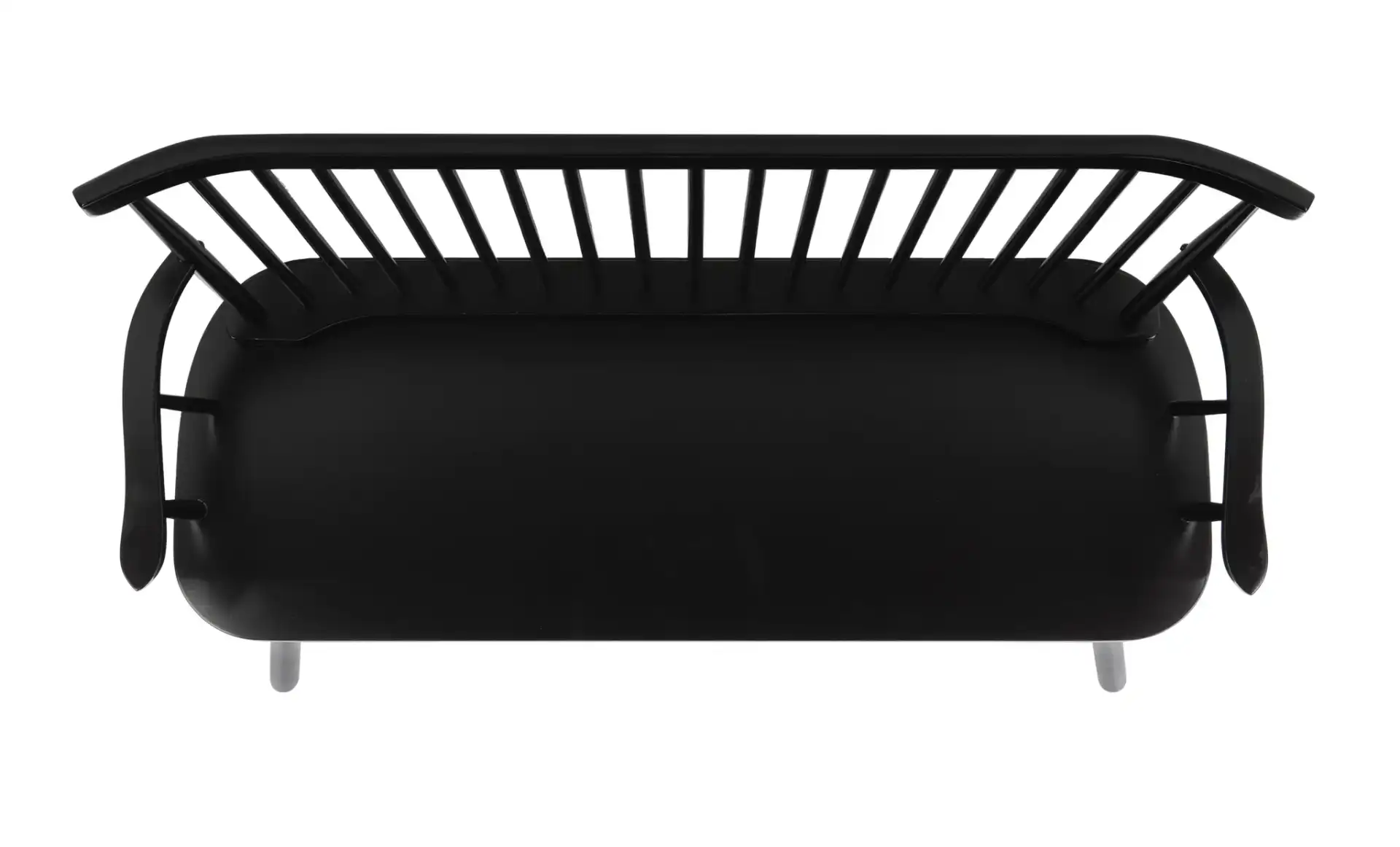 Addison Loveseat in Black, detail view
