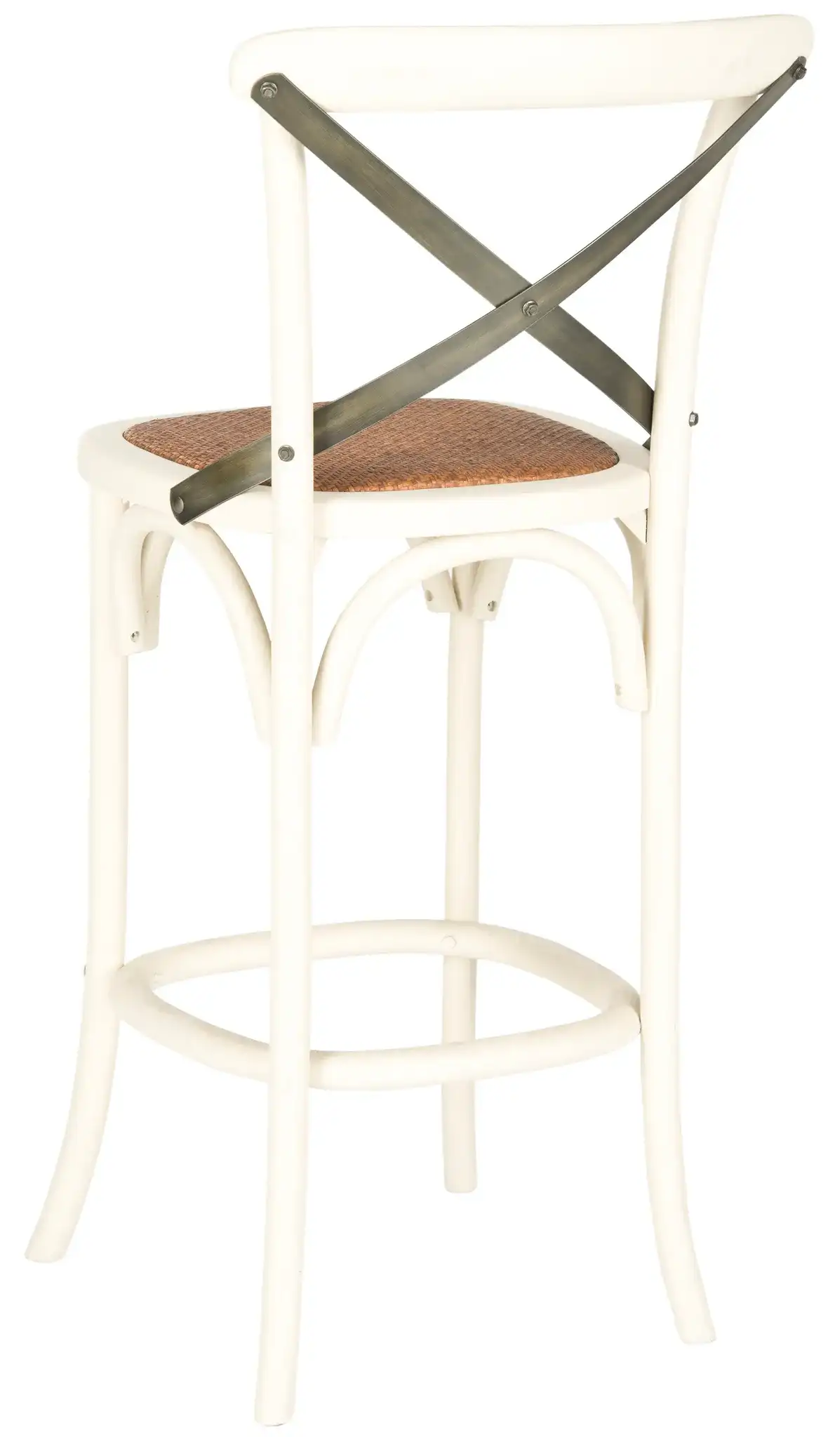 Eleanor Barstool in Antique White, detail view
