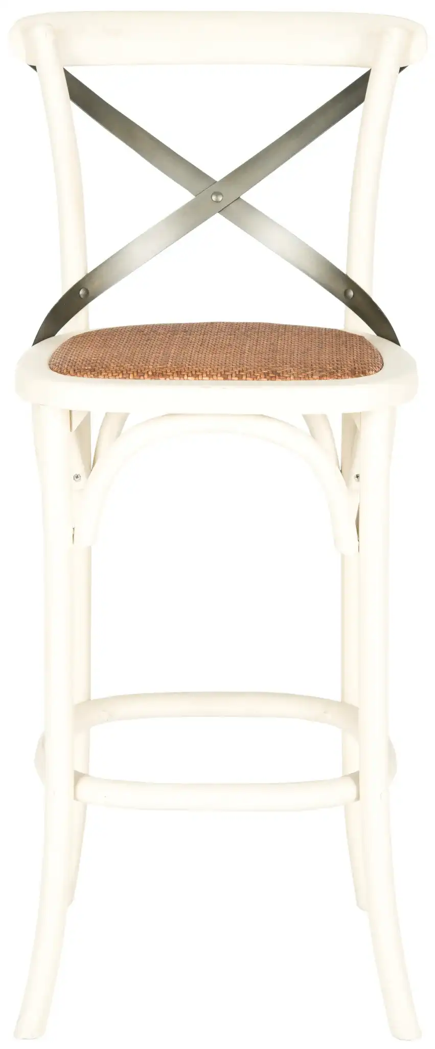 Eleanor Barstool in Antique White, detail view