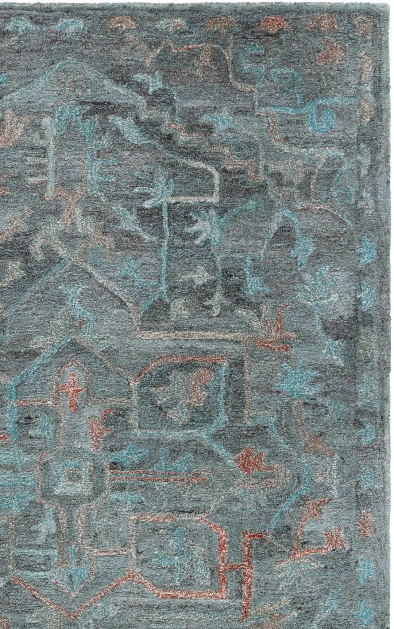 Teal / Brown