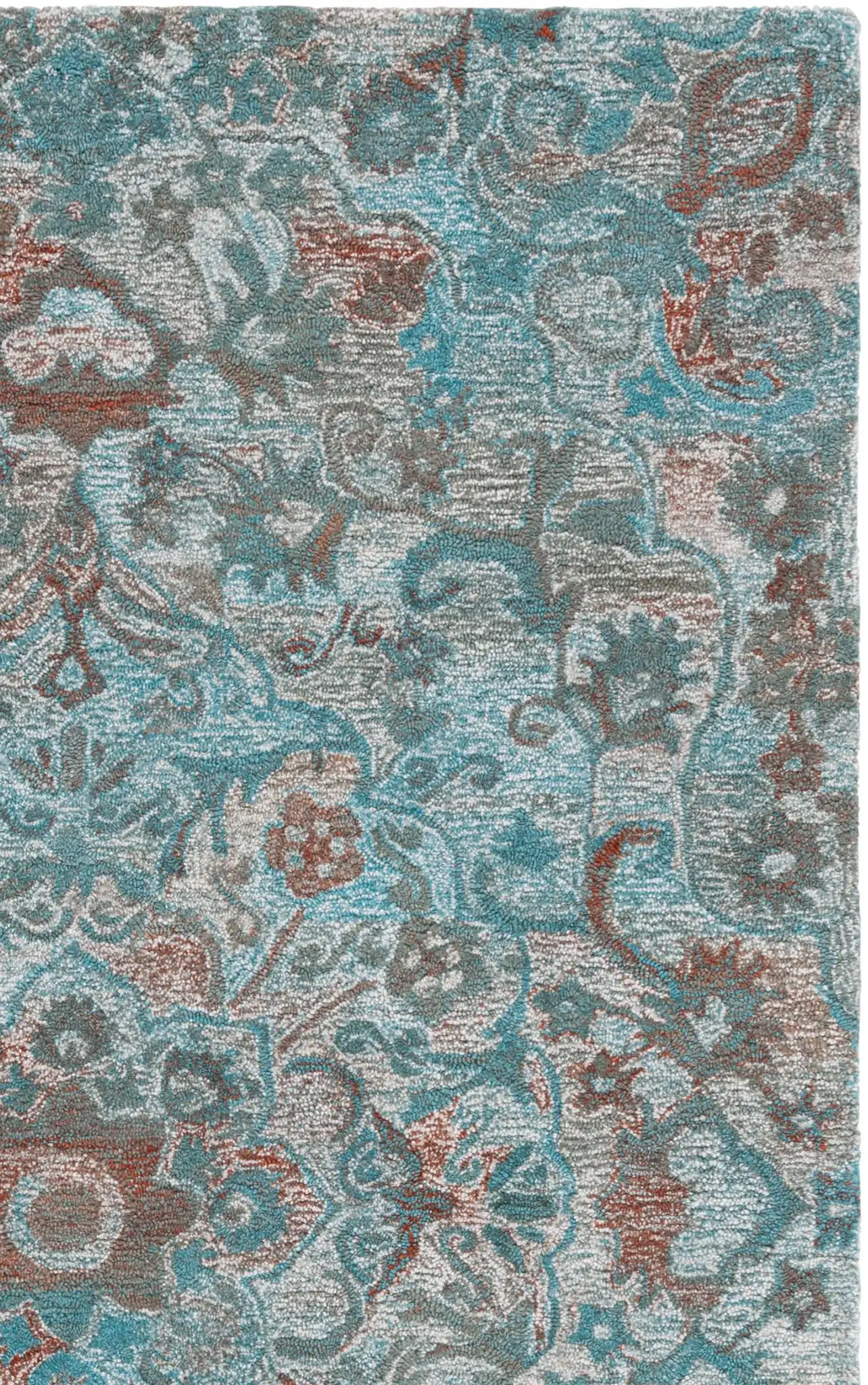 Turquoise / Brown