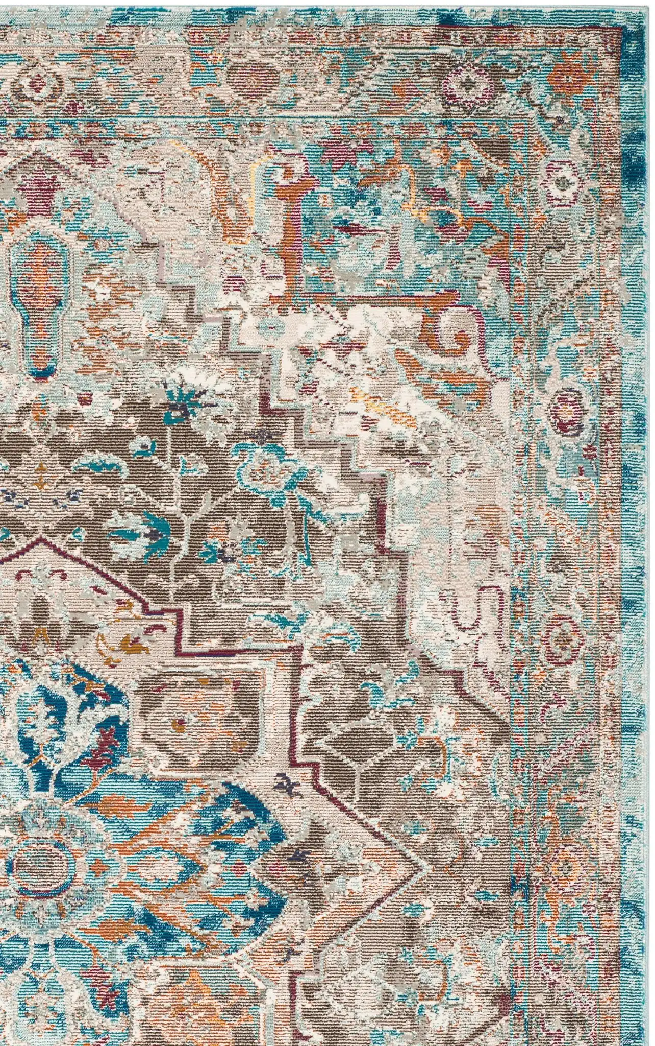 Beige / Blue