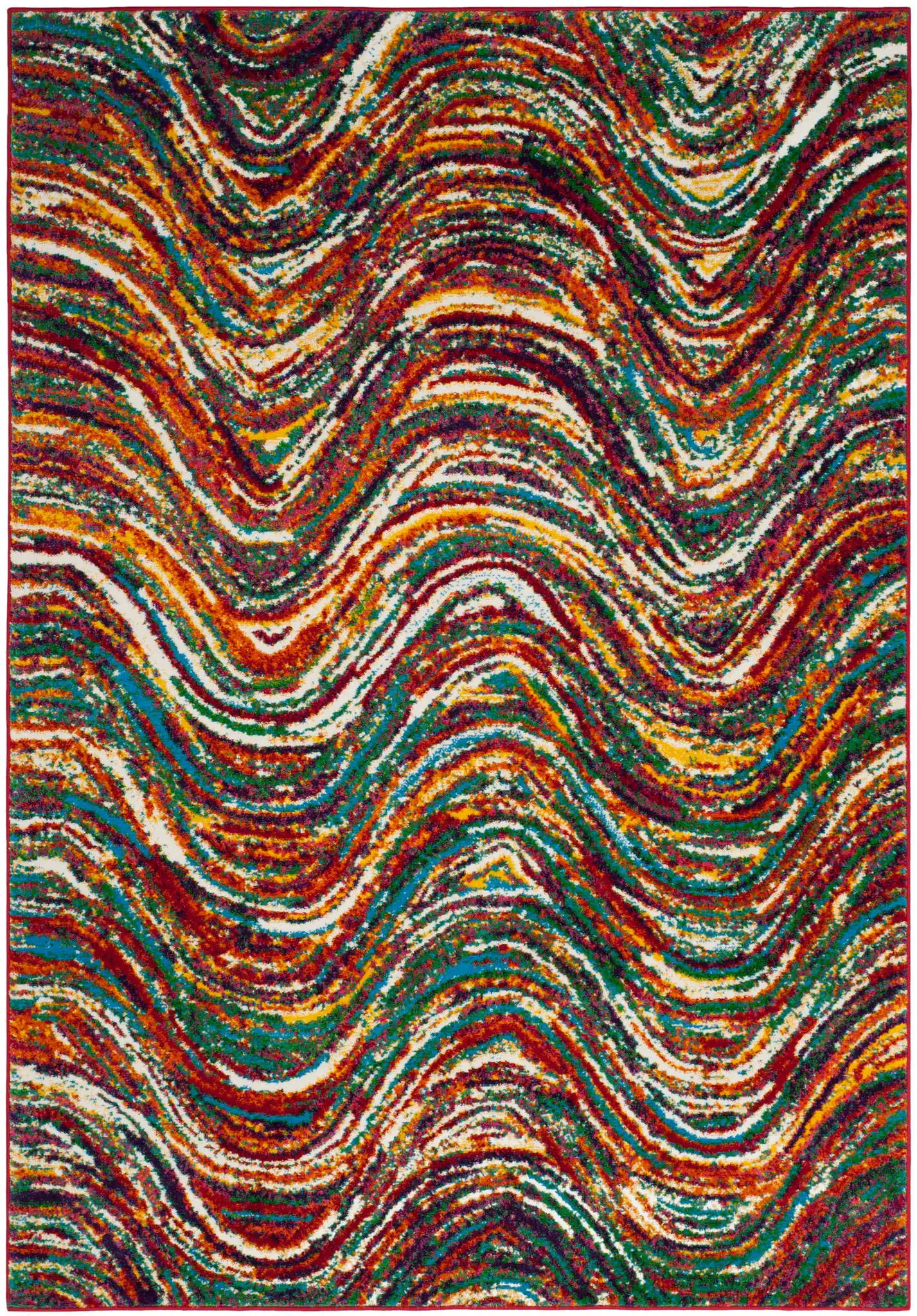 Aruba Wave Rug in Multicolor
