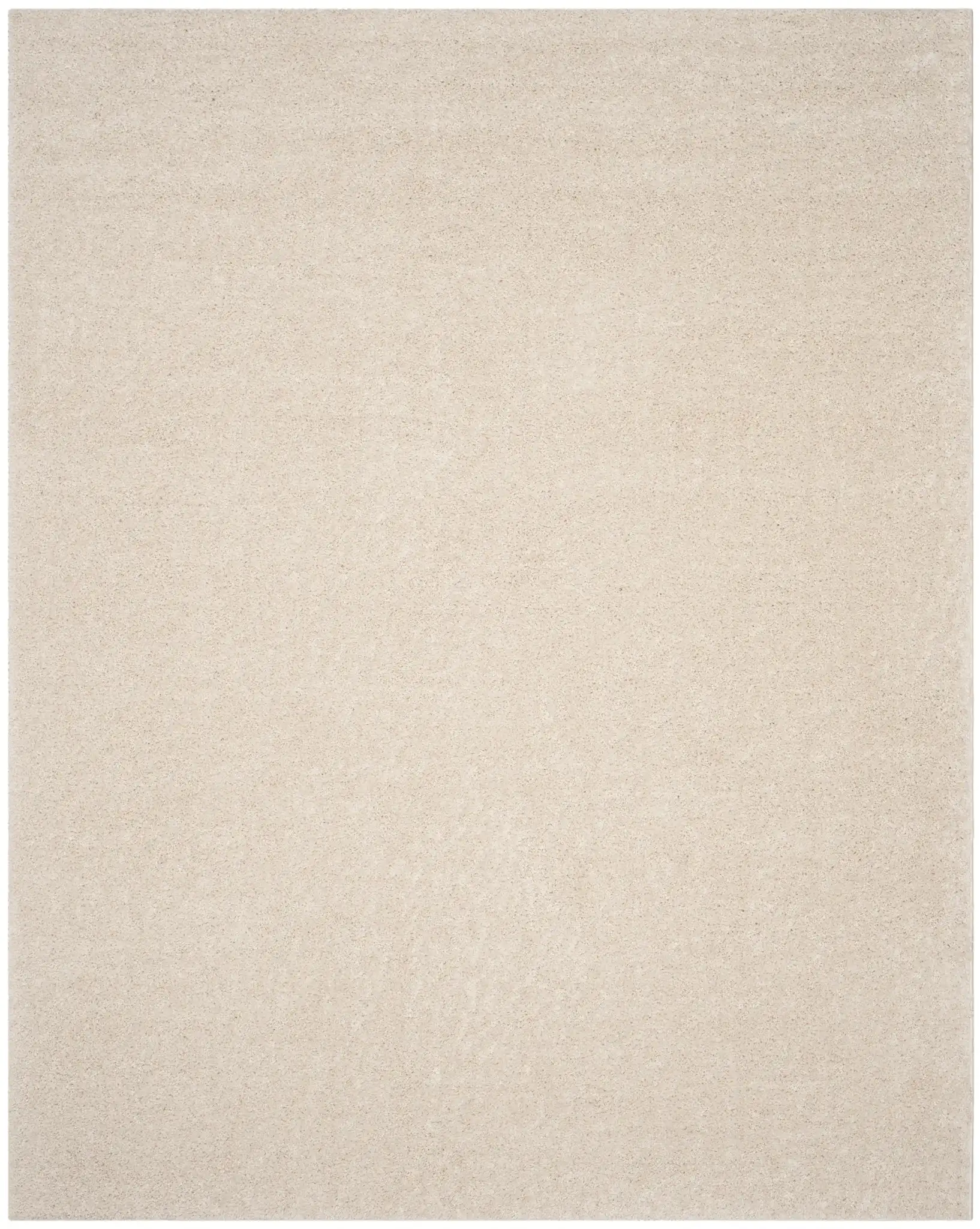 Arizona Solid Shag Rug in Cream