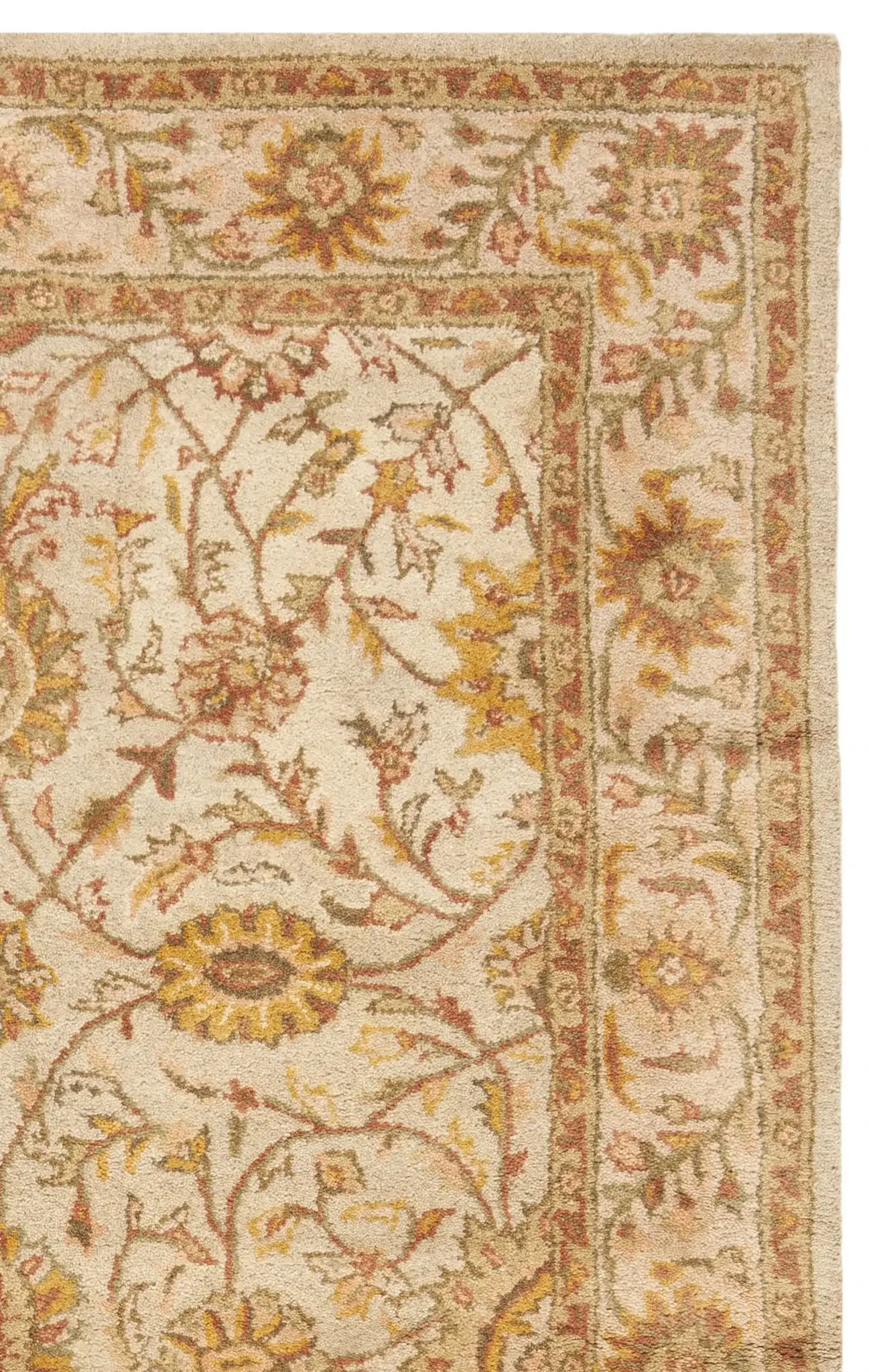 Ivory / Light Green