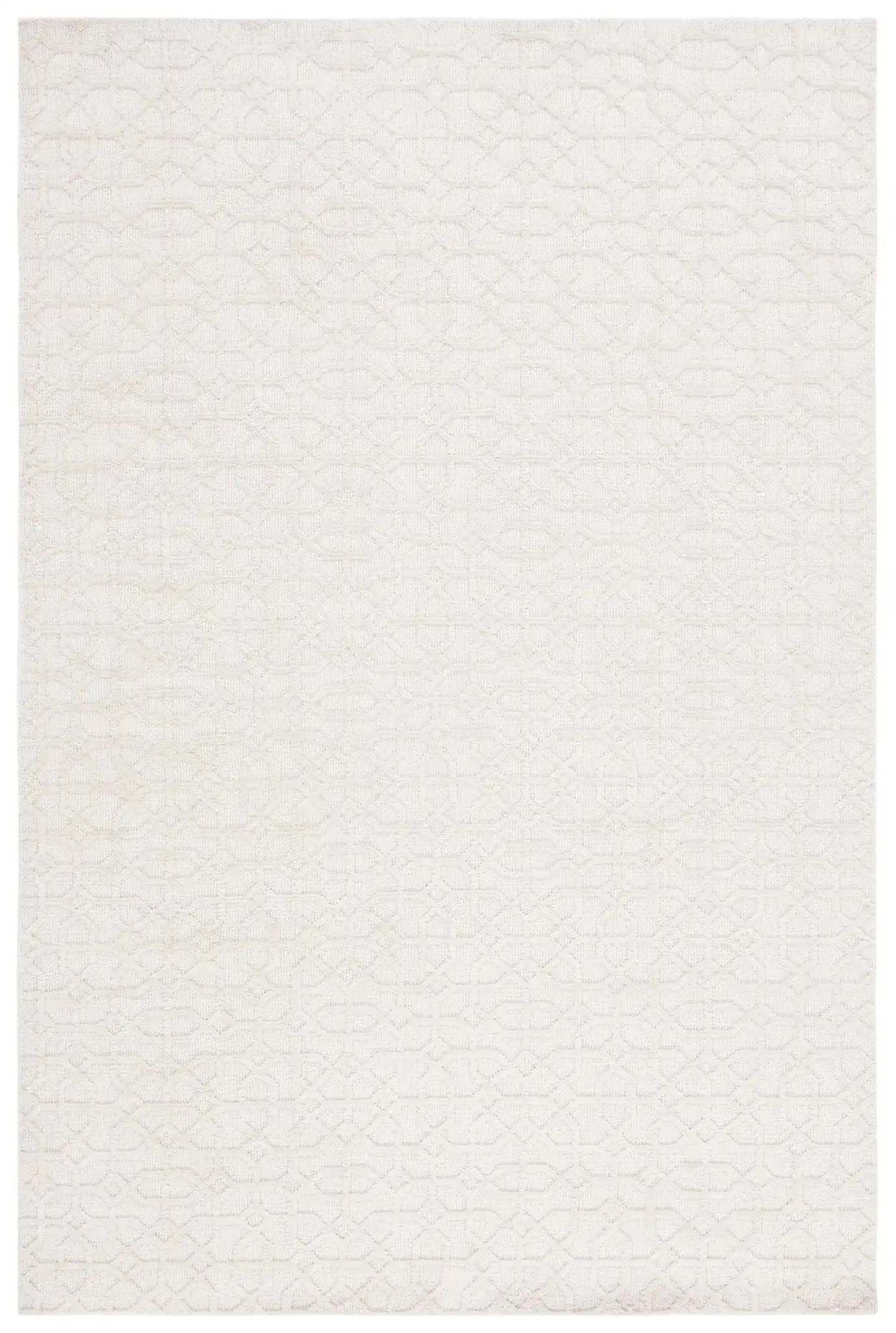 Audrey Trellis Rug in Ivory