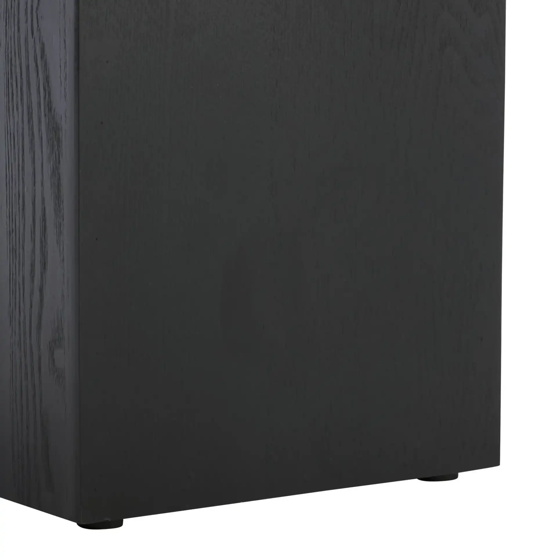 Hanra Bench in Black, detail view