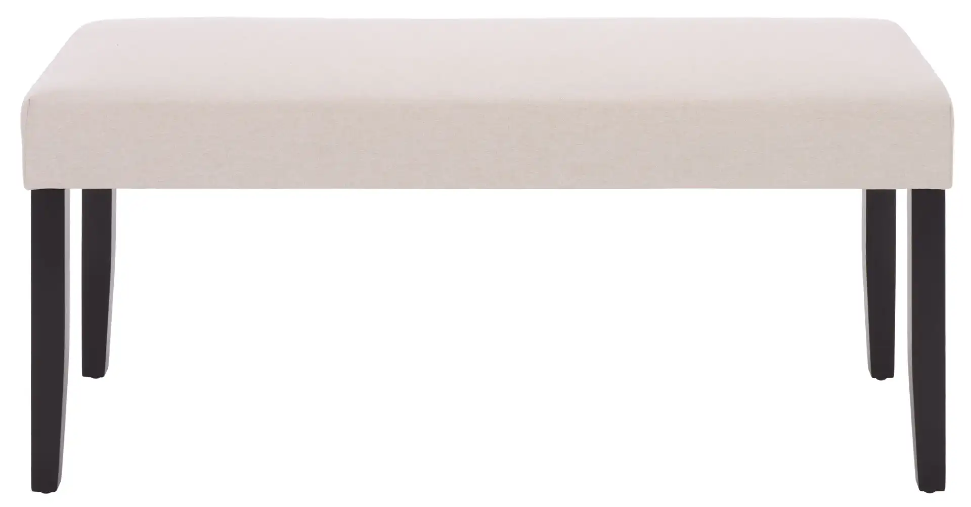 Parkside Dining Bench in Cream / Black