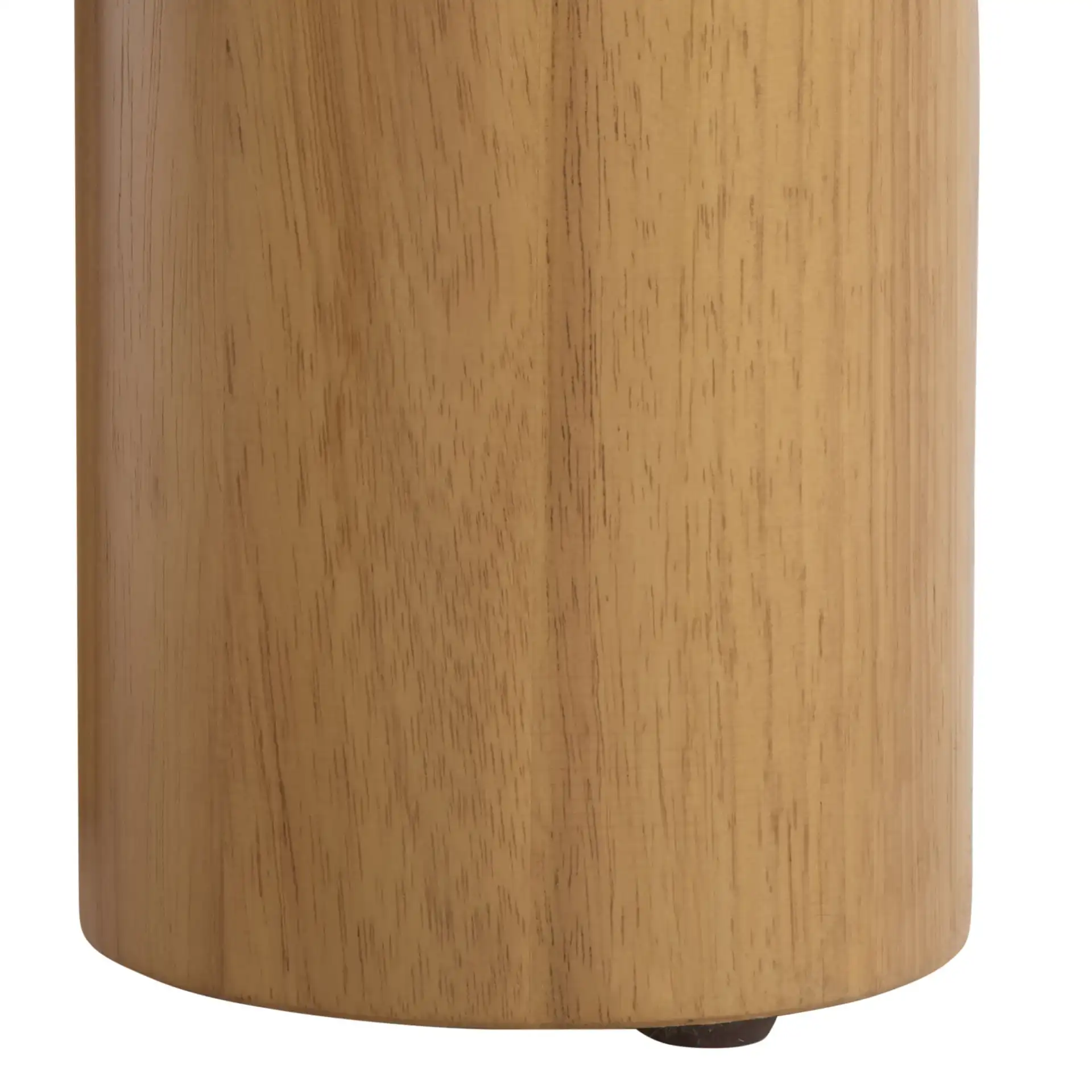 Posner Bench in Ivory / Natural, detail view