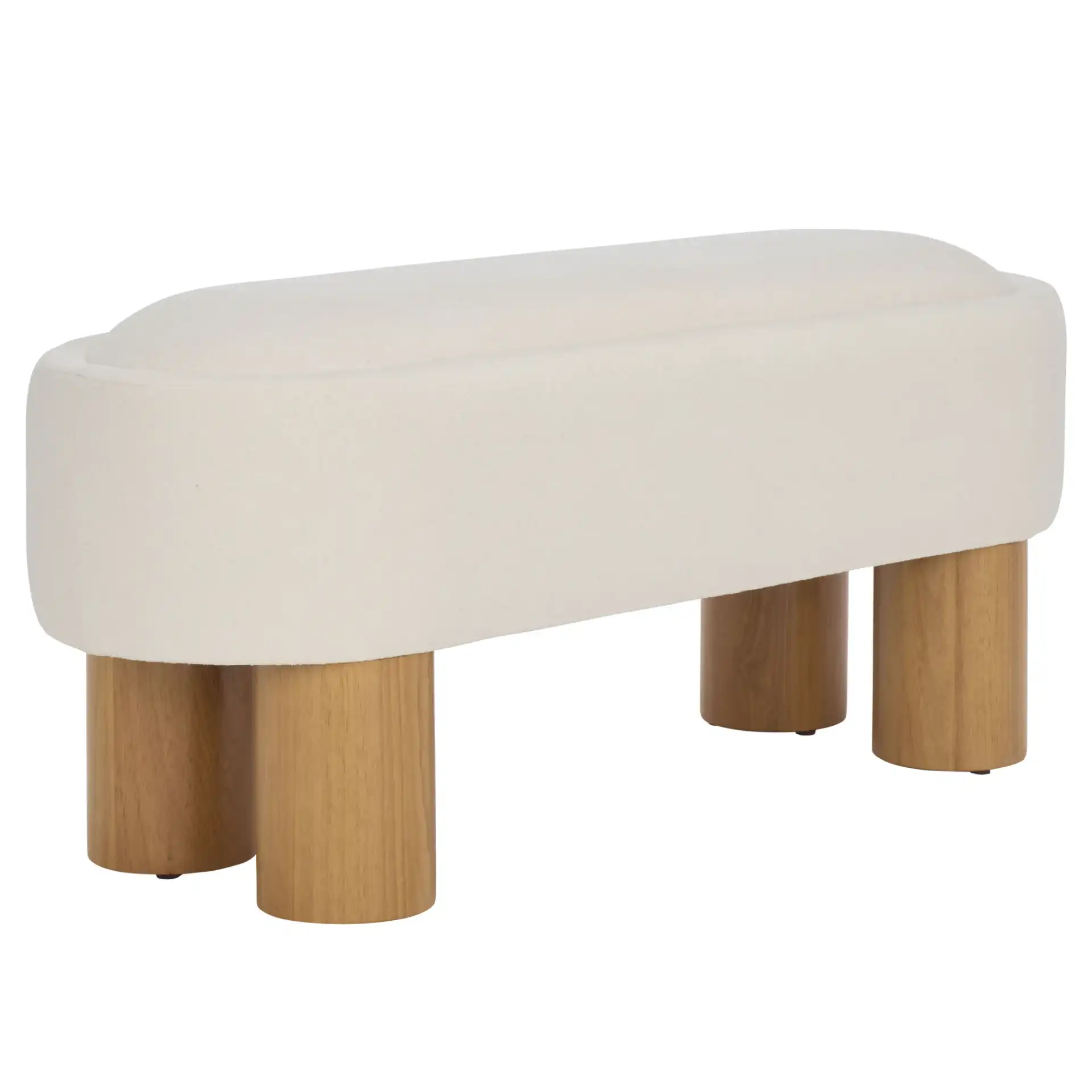 Posner Bench in Ivory / Natural