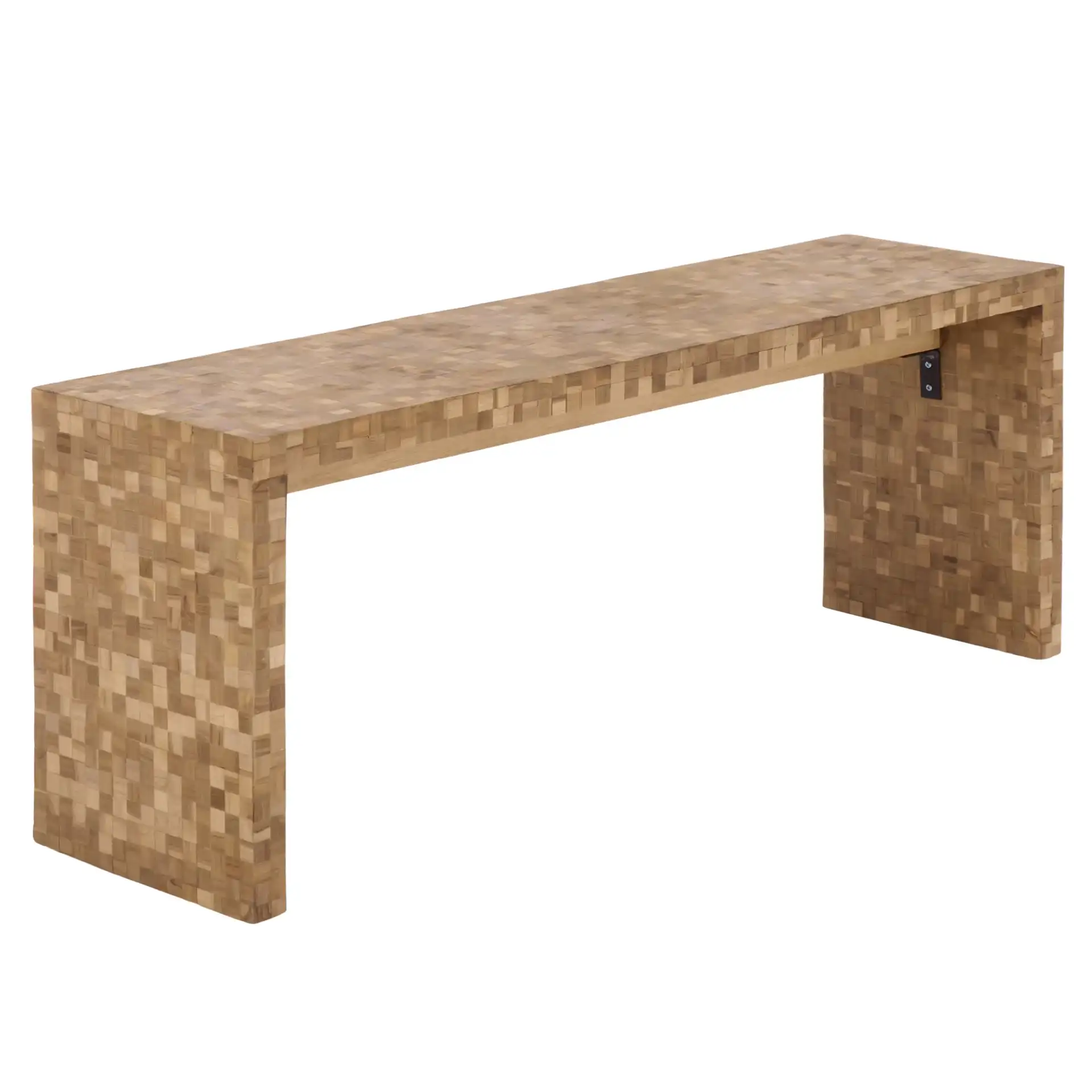 Francisco Bench in Natural, detail view