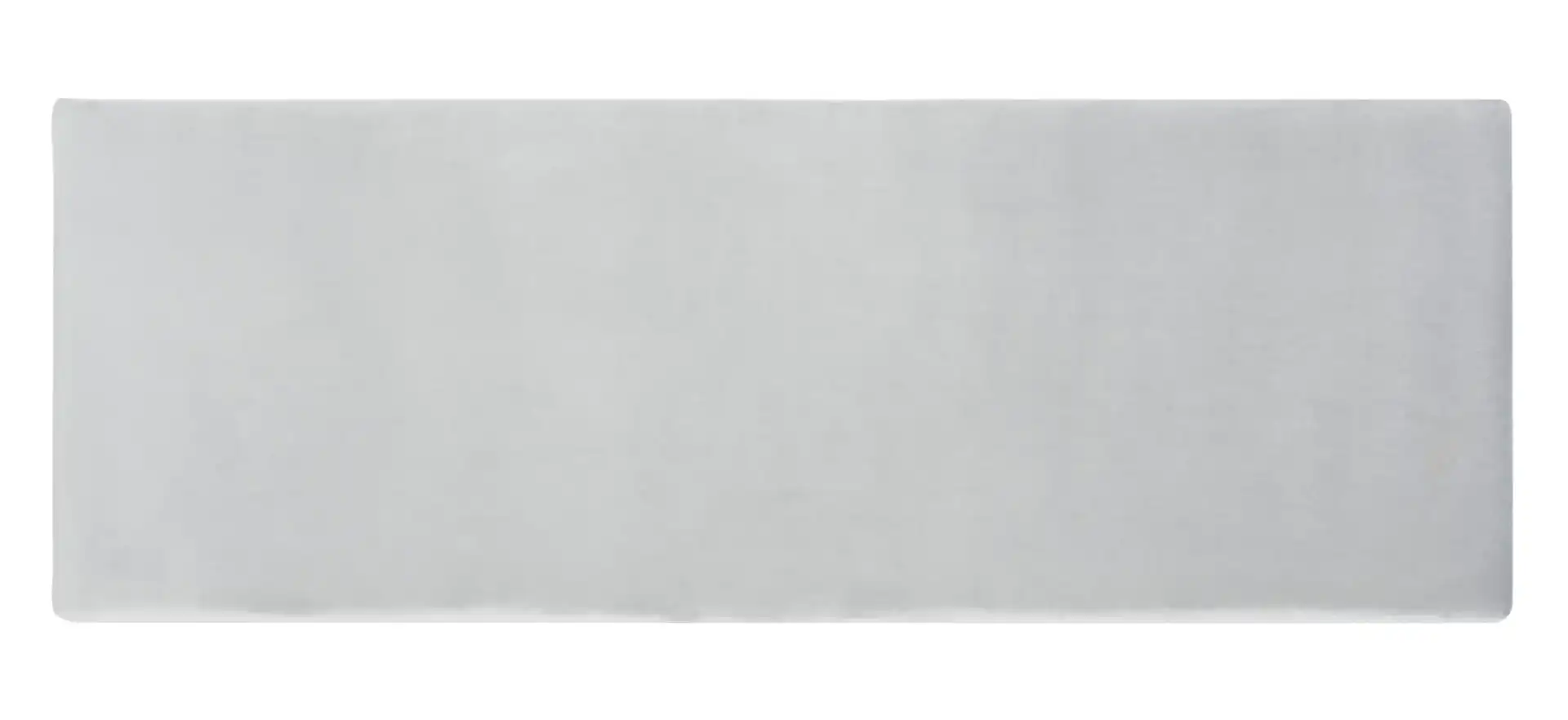 Fleur Rectangle Bench in Gray / Gold, detail view