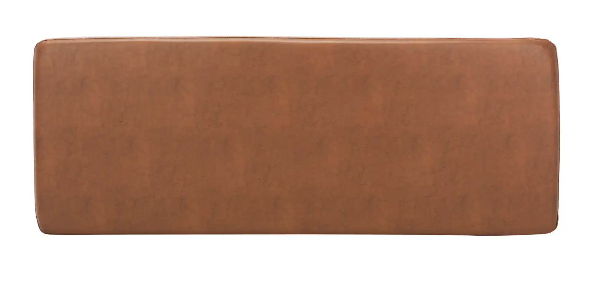 Elise Rectangular Bench in Gray / Black, detail view