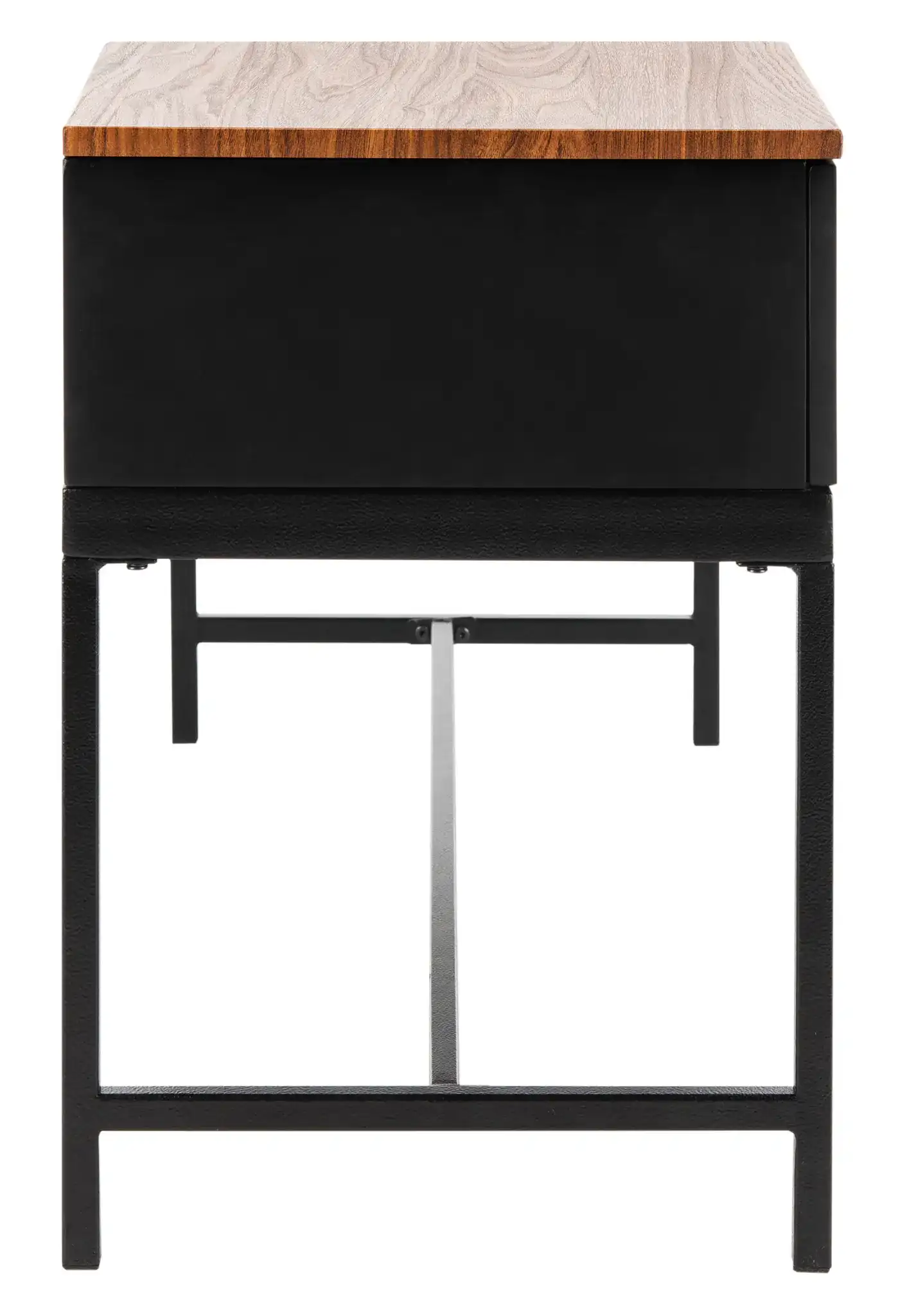 Maruka Bench With Storage in Gray Washed / Dark Green Pu, detail view