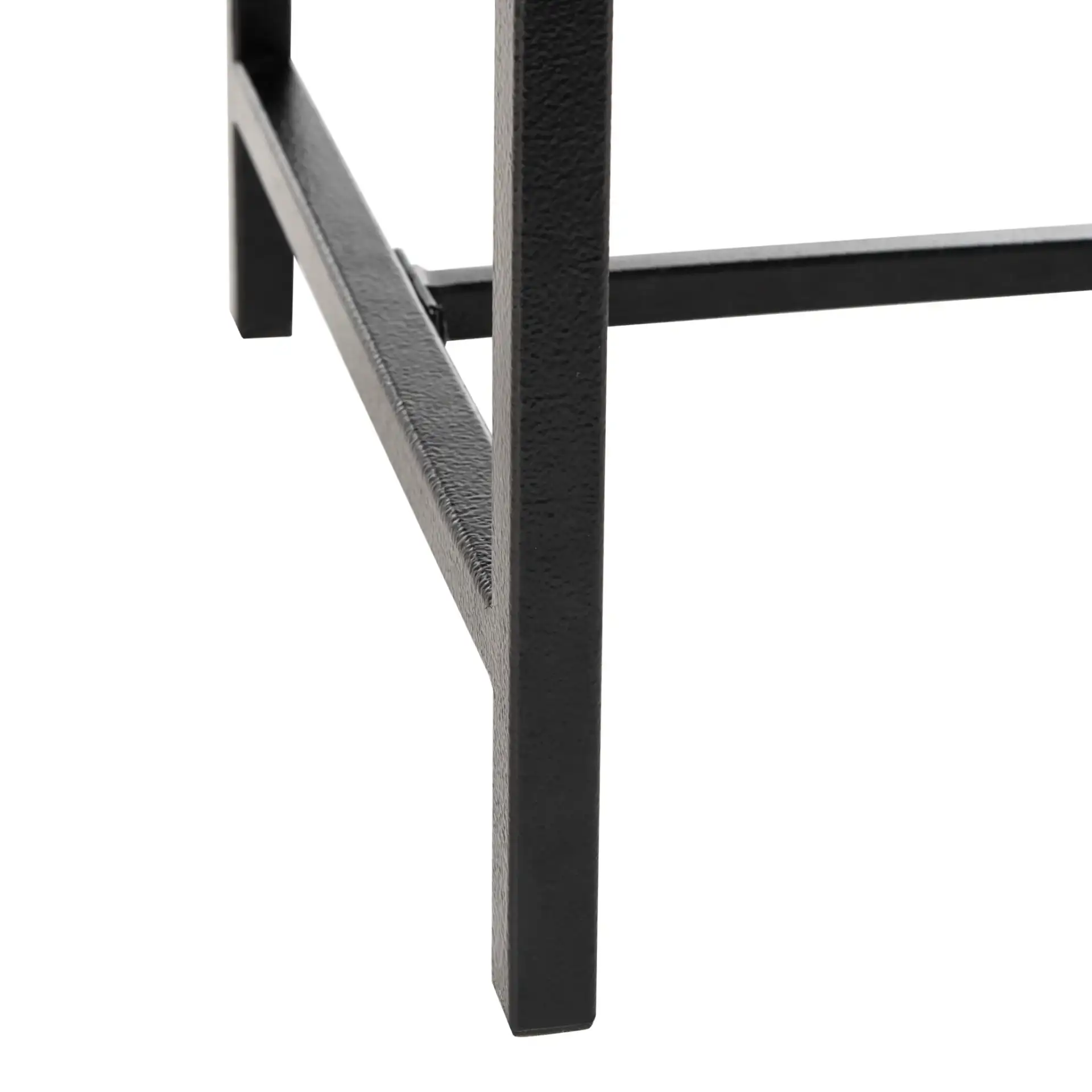 Maruka Bench With Storage in Gray Washed / Dark Green Pu, detail view