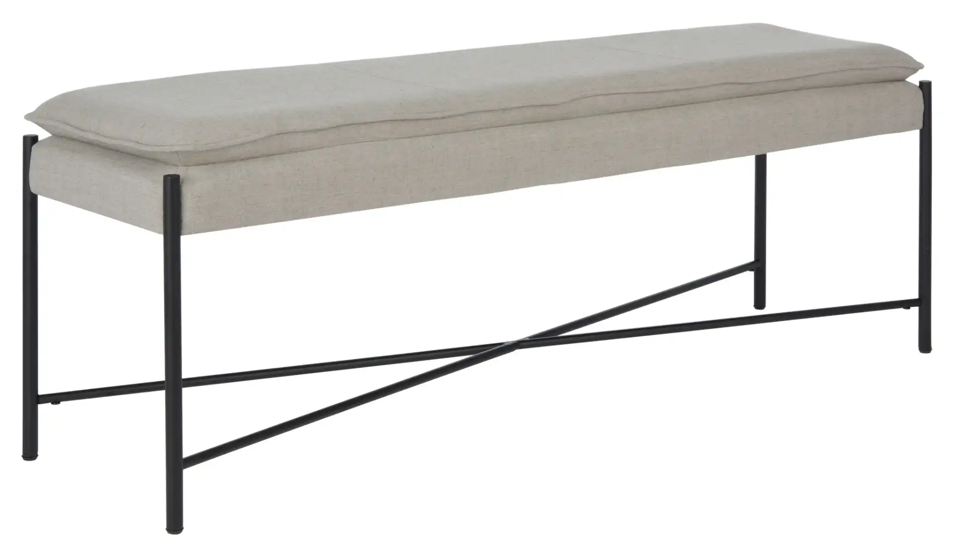 Light Gray Linen / Black