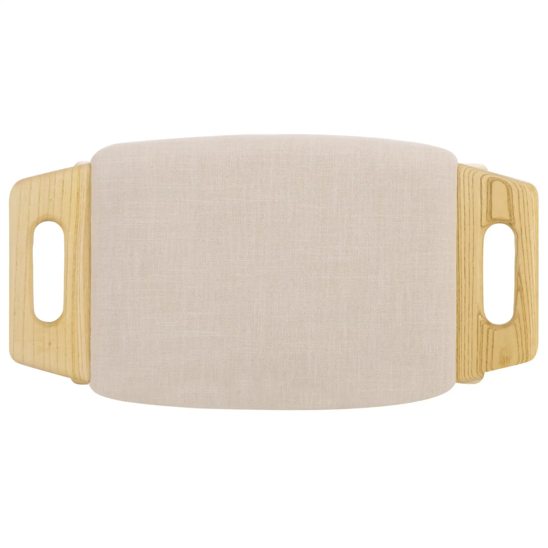 Yara Bench in Beige / Natural, detail view