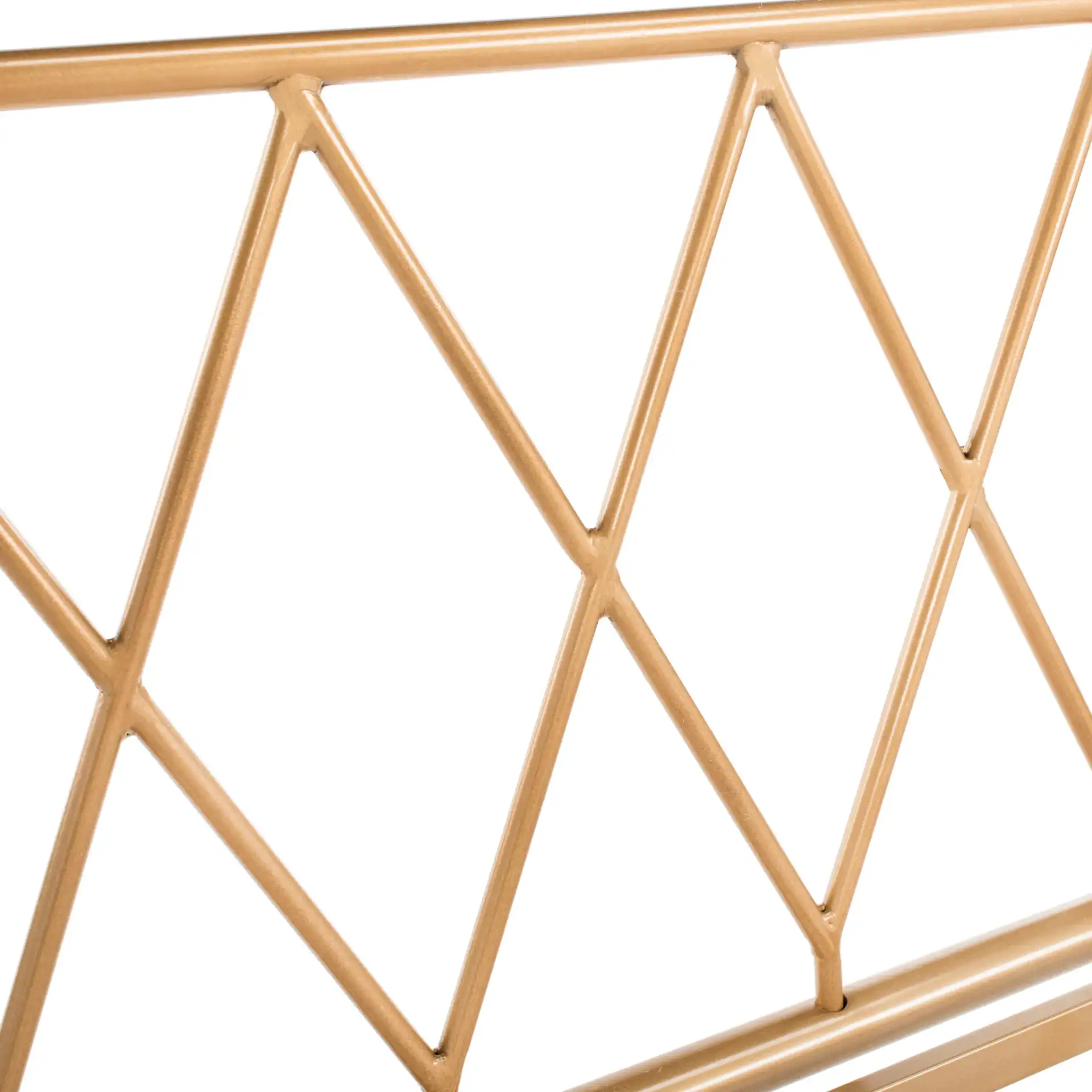 Gatsby Bed in Gold in a styled room