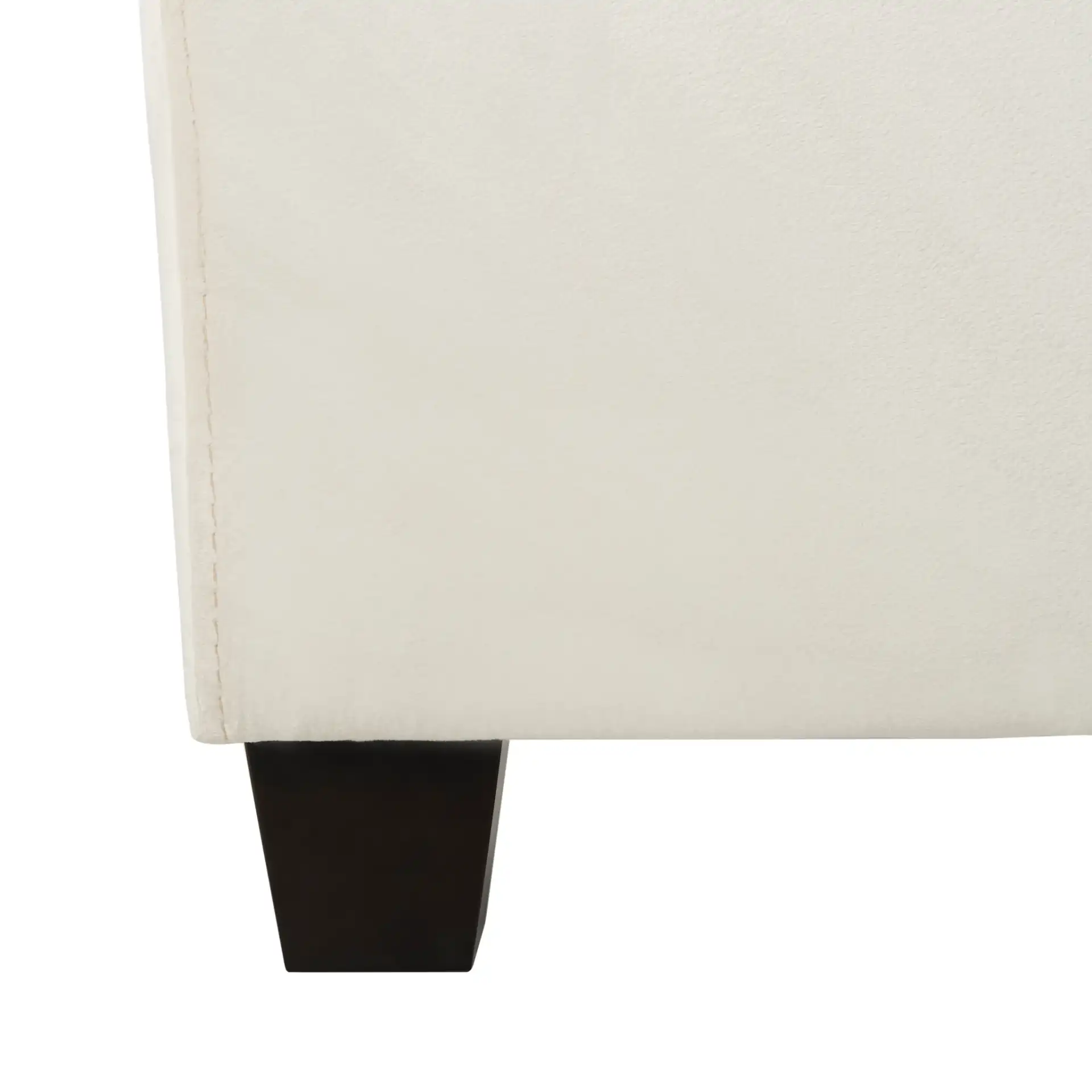 Solania Bed in Gray, detail view