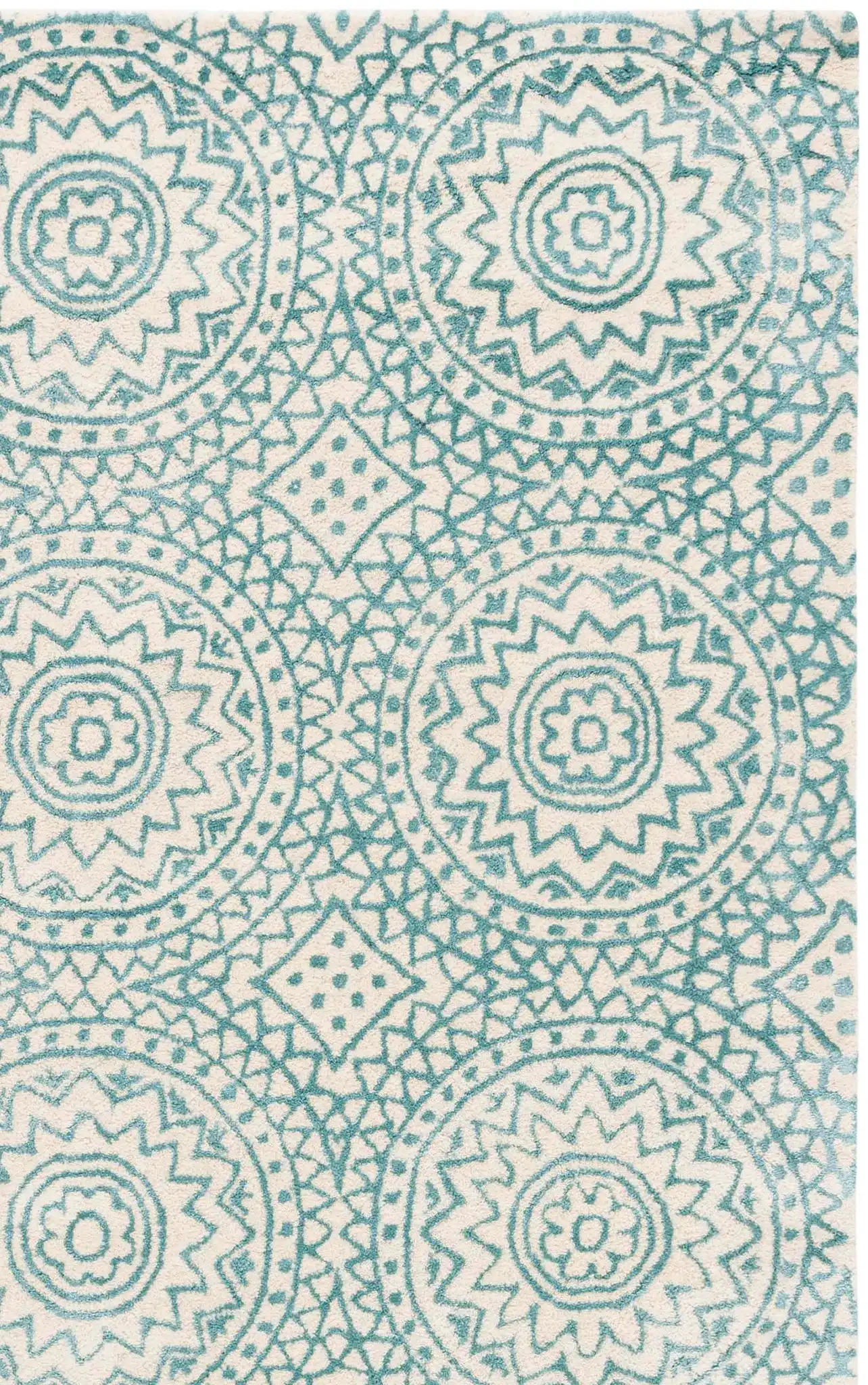 Ivory / Blue