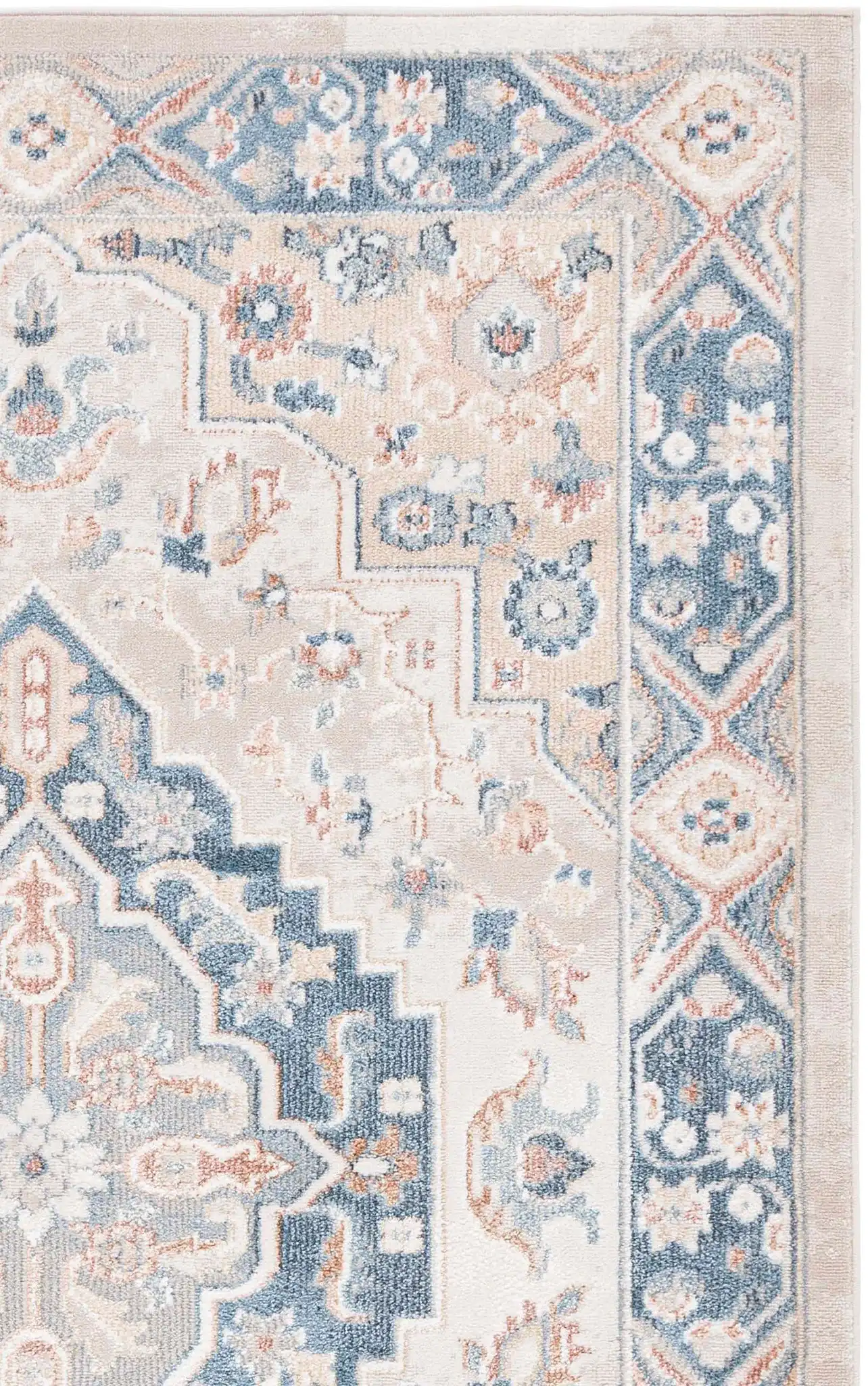 Ivory / Blue