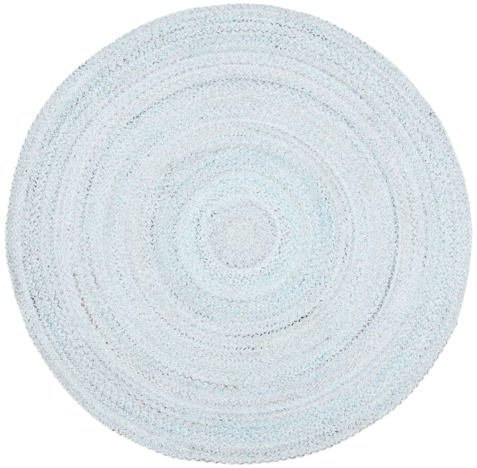Braided Coastal Solid Rug in Blue / Gray