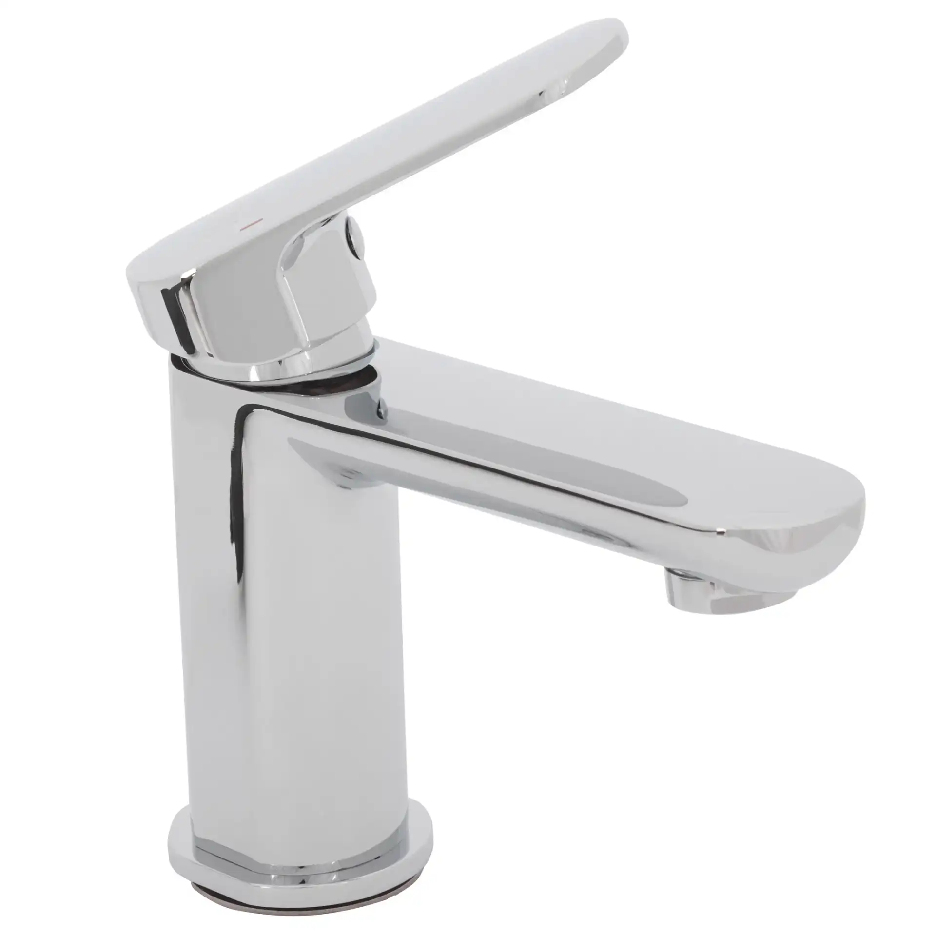 Lana Bathroom Deck Faucet in Chrome, detail view