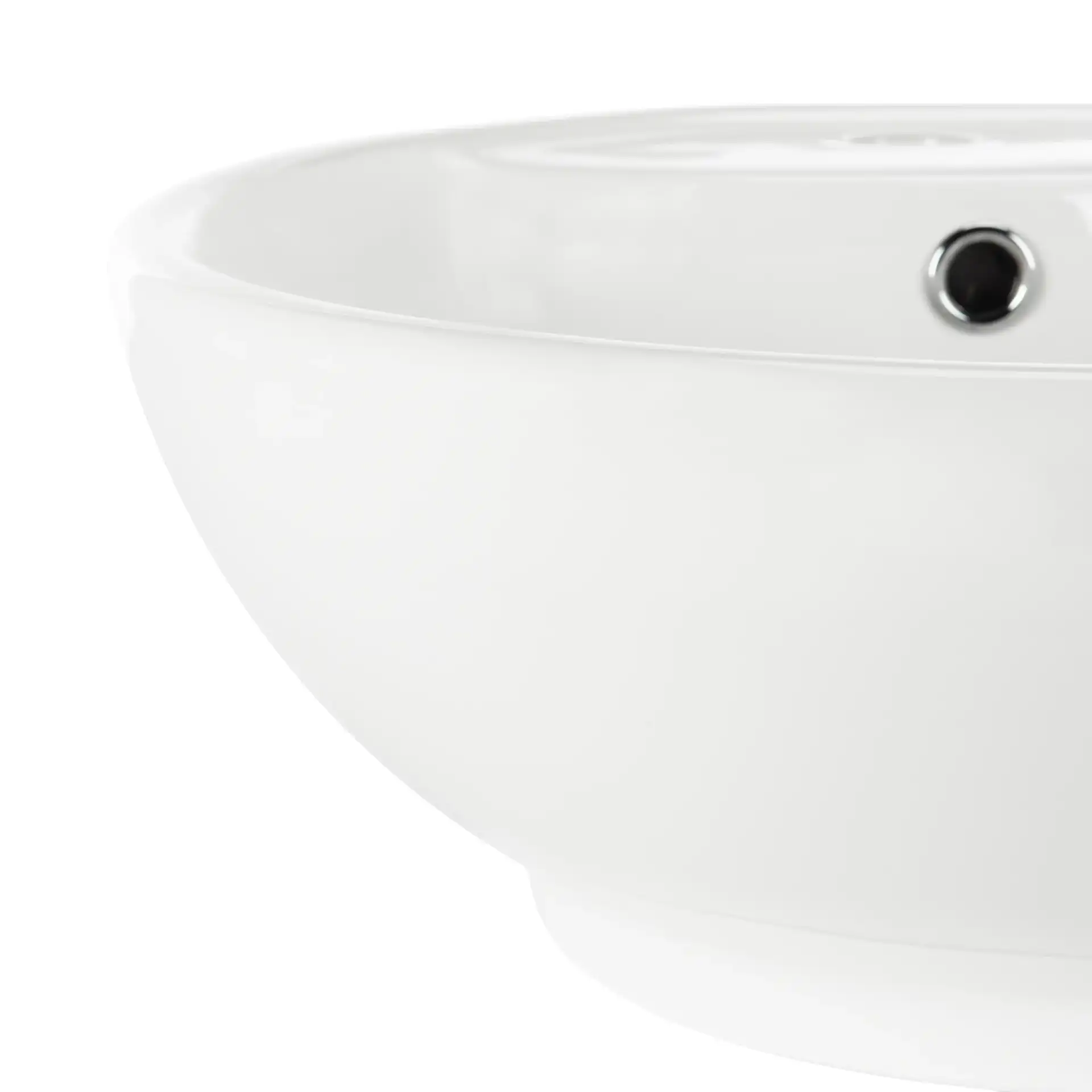 Kai Bathroom Sink in White in a styled room